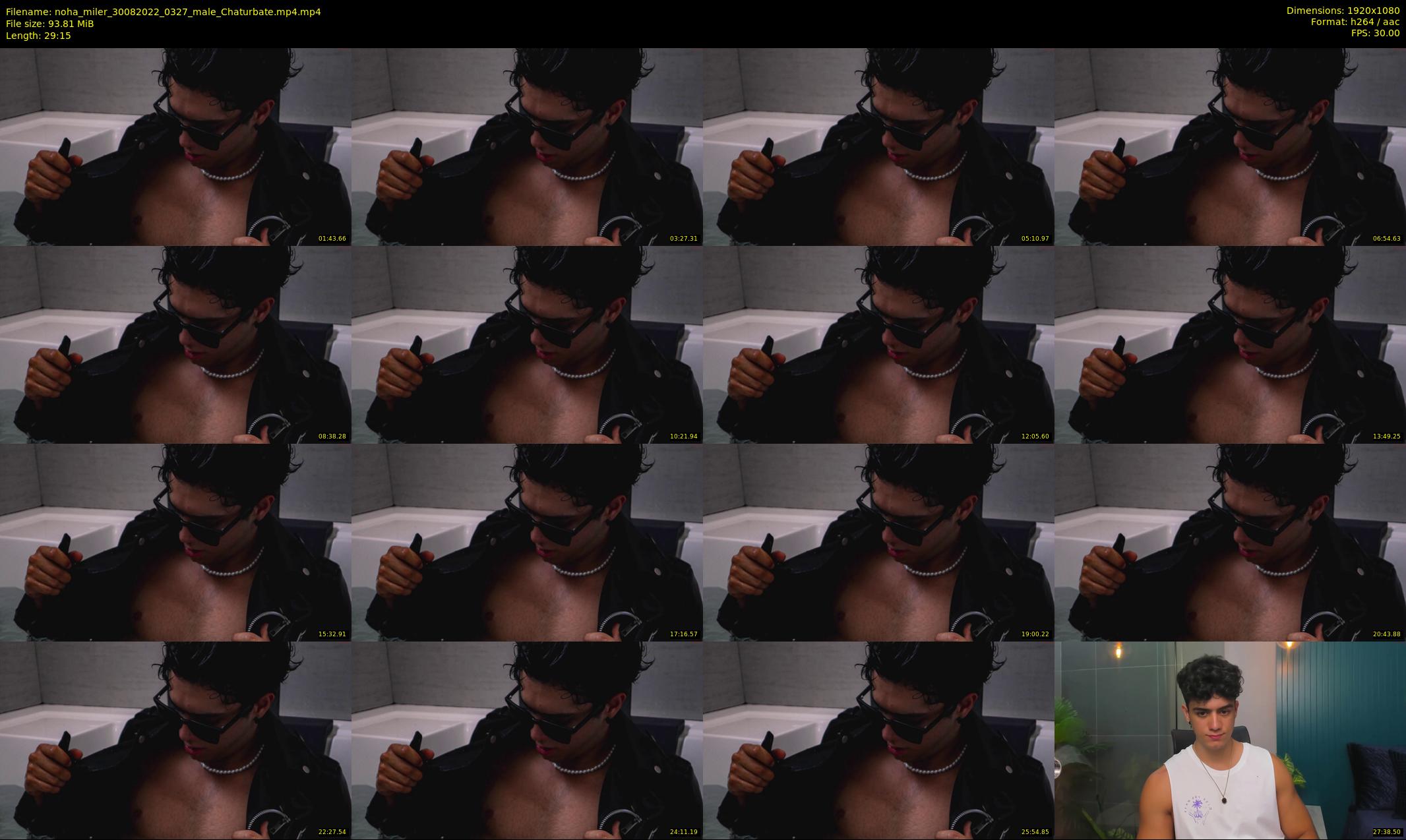 noha_miler — 30 minute Chaturbate male cam show recording, 1080p, Aug 30, 2022