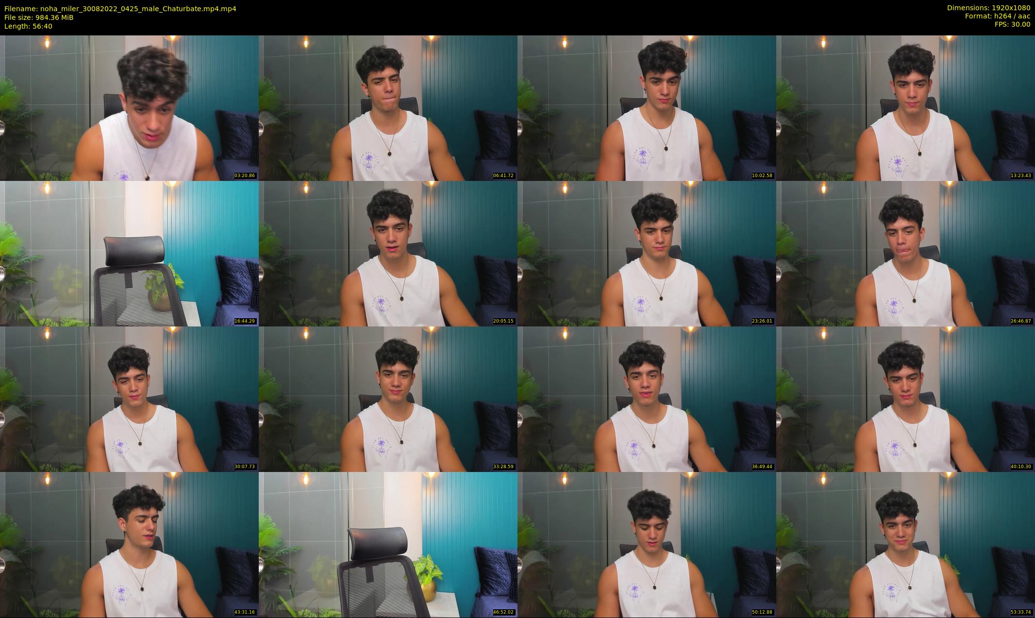 noha_miler — 57 minute Chaturbate male cam show recording, 1080p, Aug 30, 2022