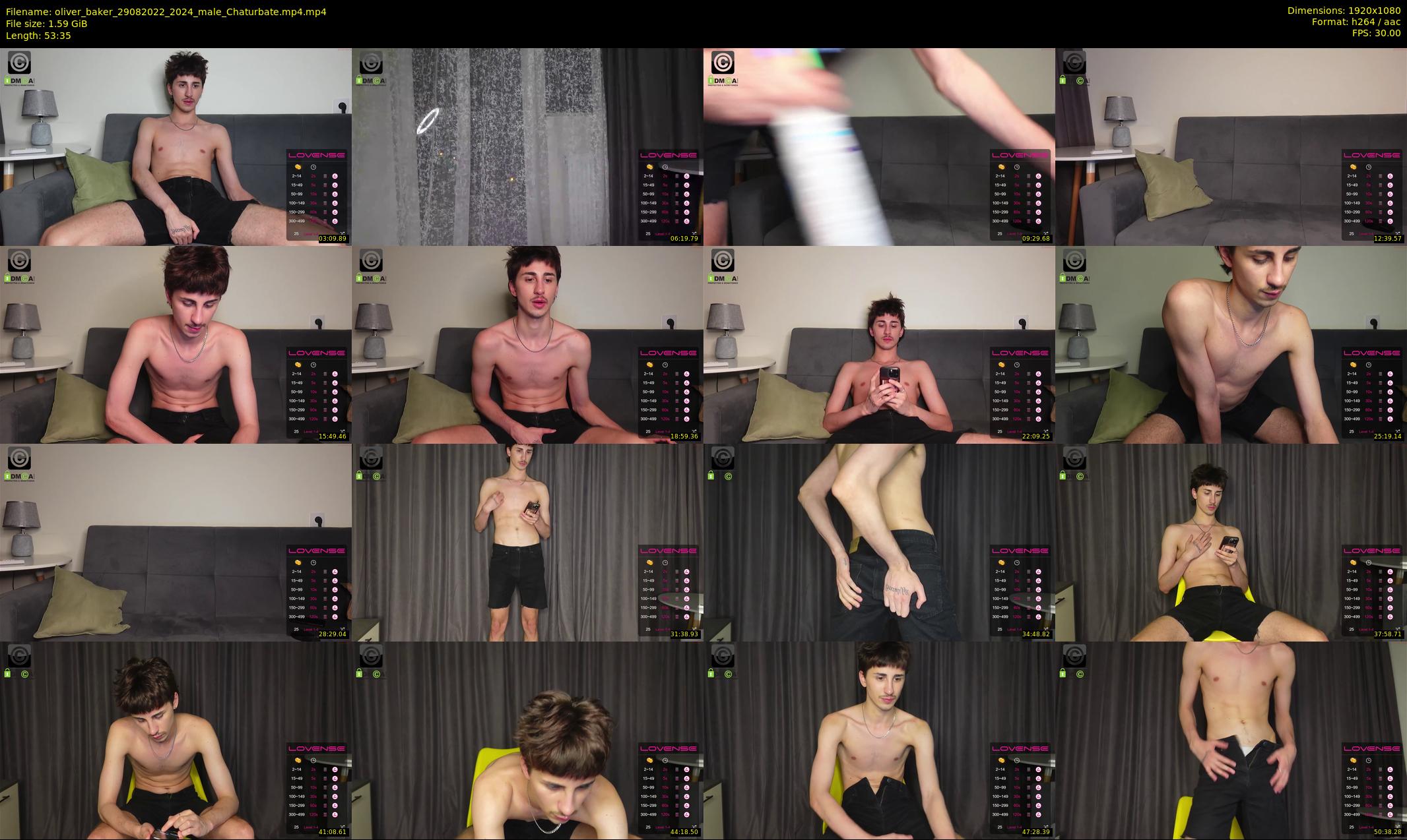 oliver_baker — 54 minute Chaturbate male cam show recording, 1080p, Aug 29, 2022