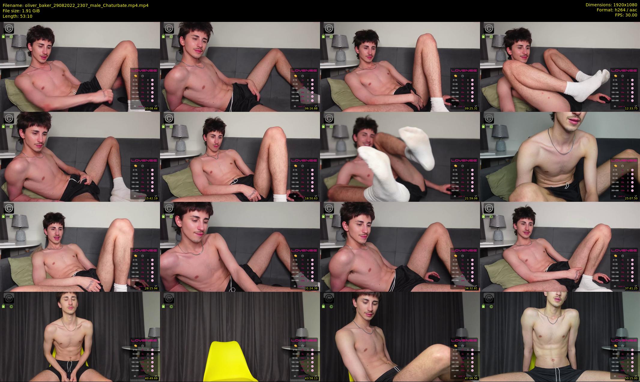 oliver_baker — 54 minute Chaturbate male cam show recording, 1080p, Aug 29, 2022