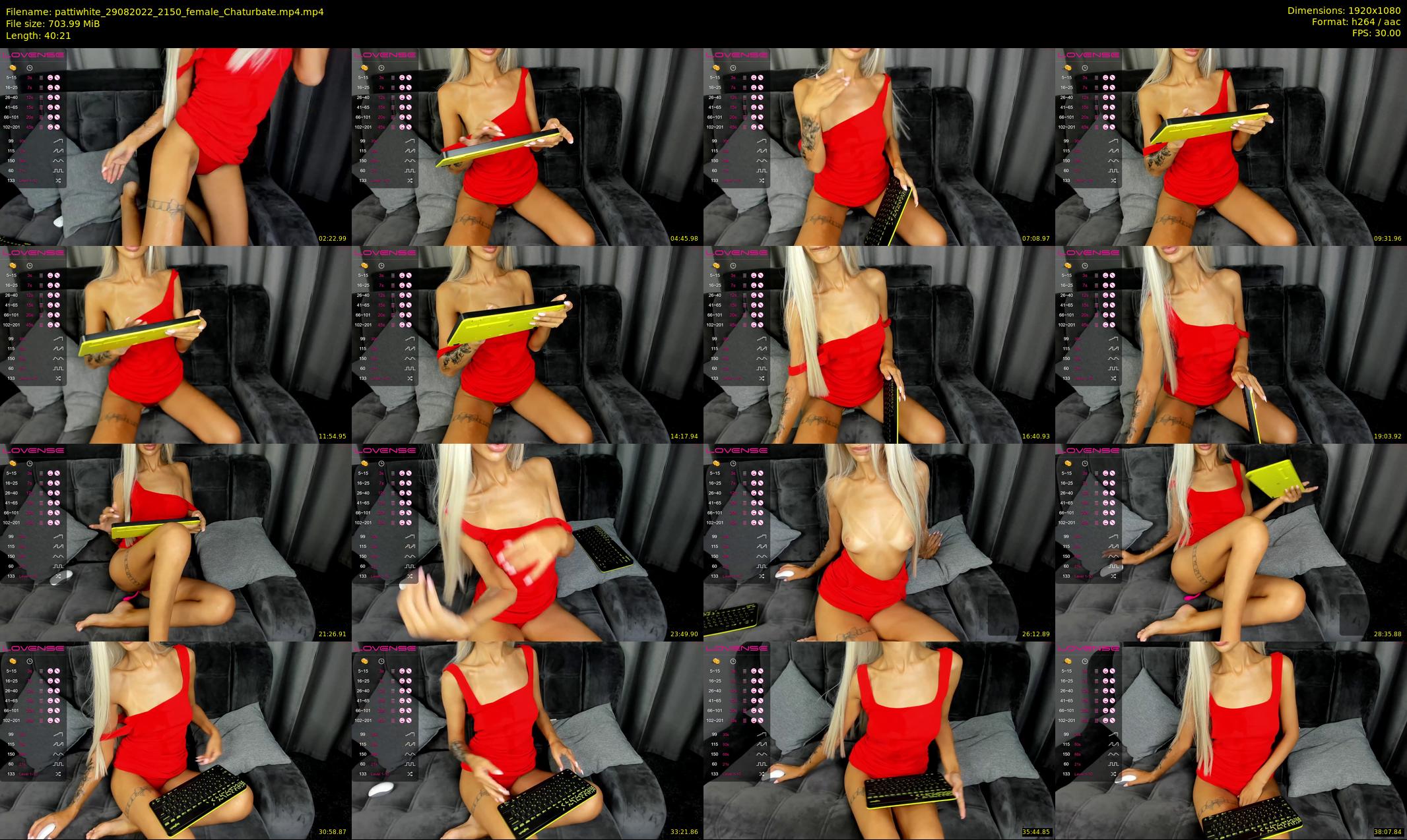 pattiwhite — 41 minute Chaturbate female cam show recording, 1080p, Aug 29, 2022