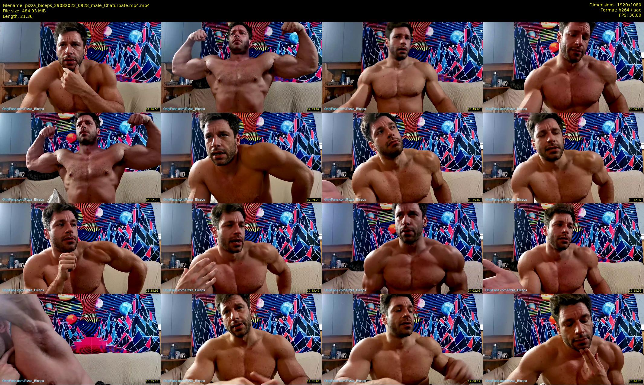 pizza_biceps — 22 minute Chaturbate male cam show recording, 1080p, Aug 29, 2022