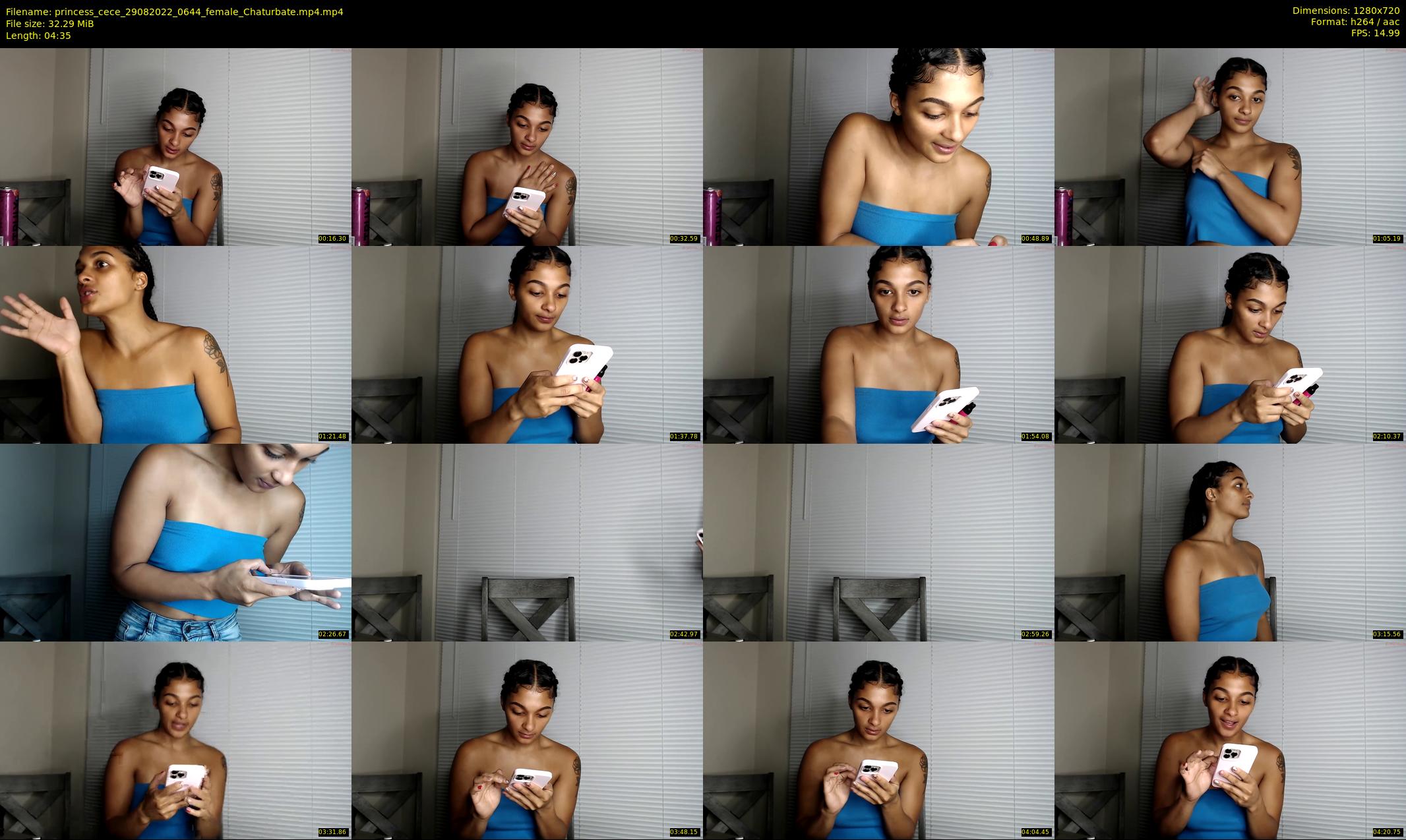 princess_cece — 5 minute Chaturbate female cam show recording, 720p, Aug 29, 2022