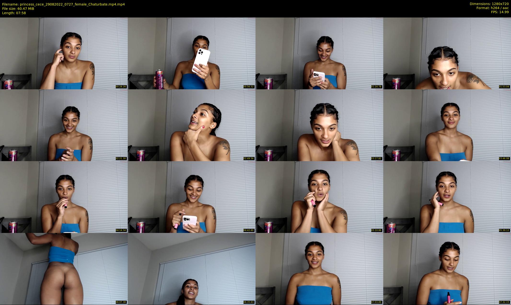 princess_cece — 8 minute Chaturbate female cam show recording, 720p, Aug 29, 2022