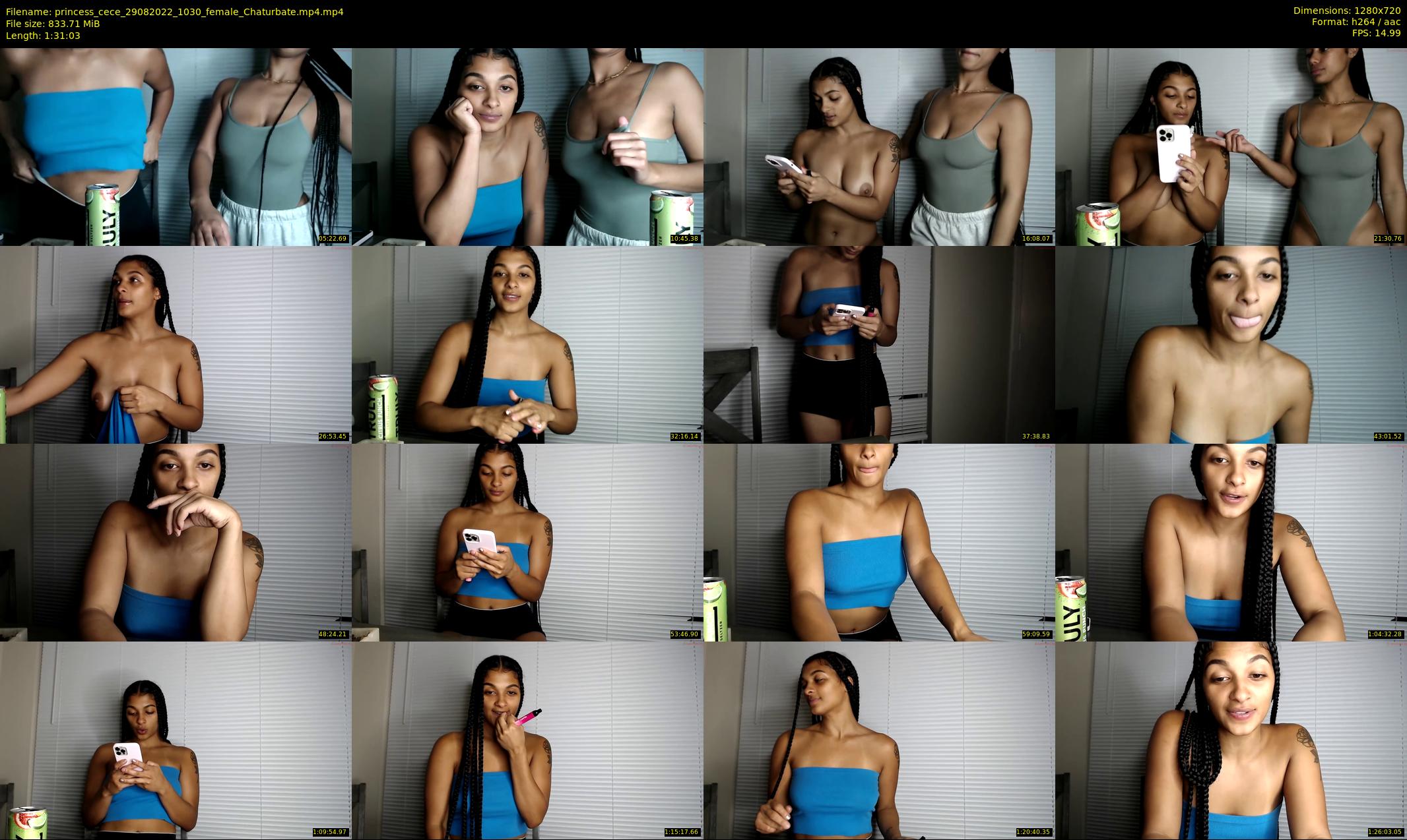 princess_cece — 92 minute Chaturbate female cam show recording, 720p, Aug 29, 2022