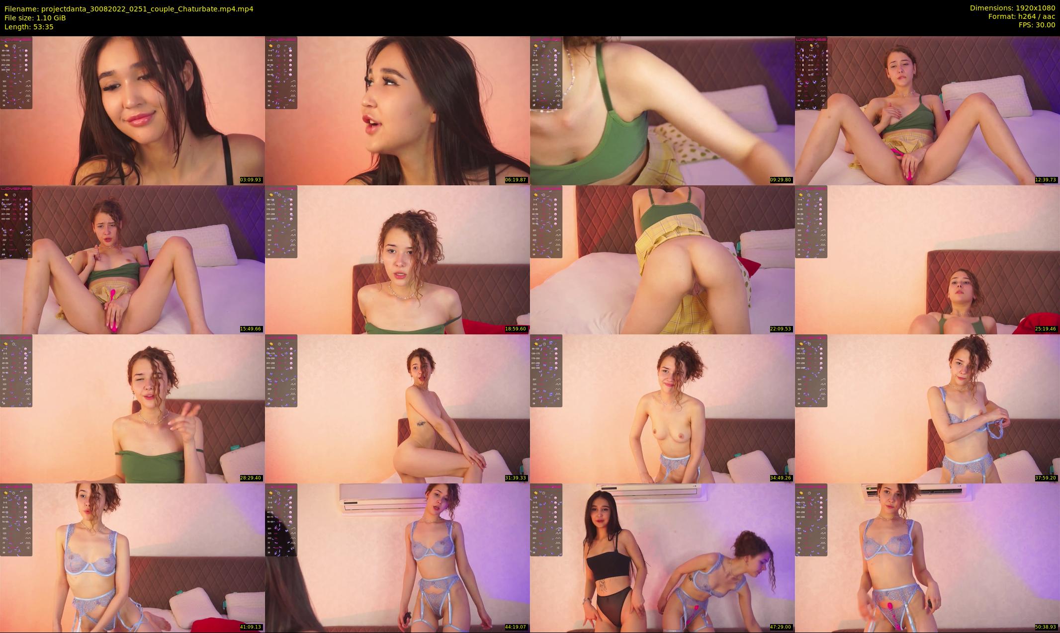 projectdanta — 54 minute Chaturbate female cam show recording, 1080p, Aug 30, 2022