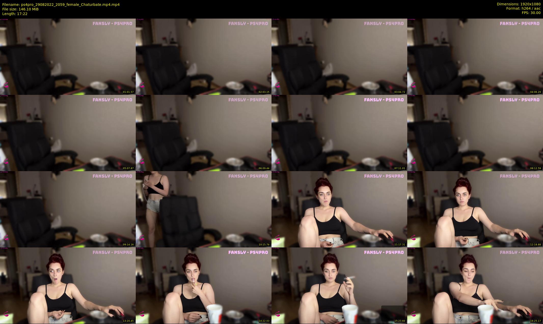 ps4pro — 18 minute Chaturbate female cam show recording, 1080p, Aug 29, 2022
