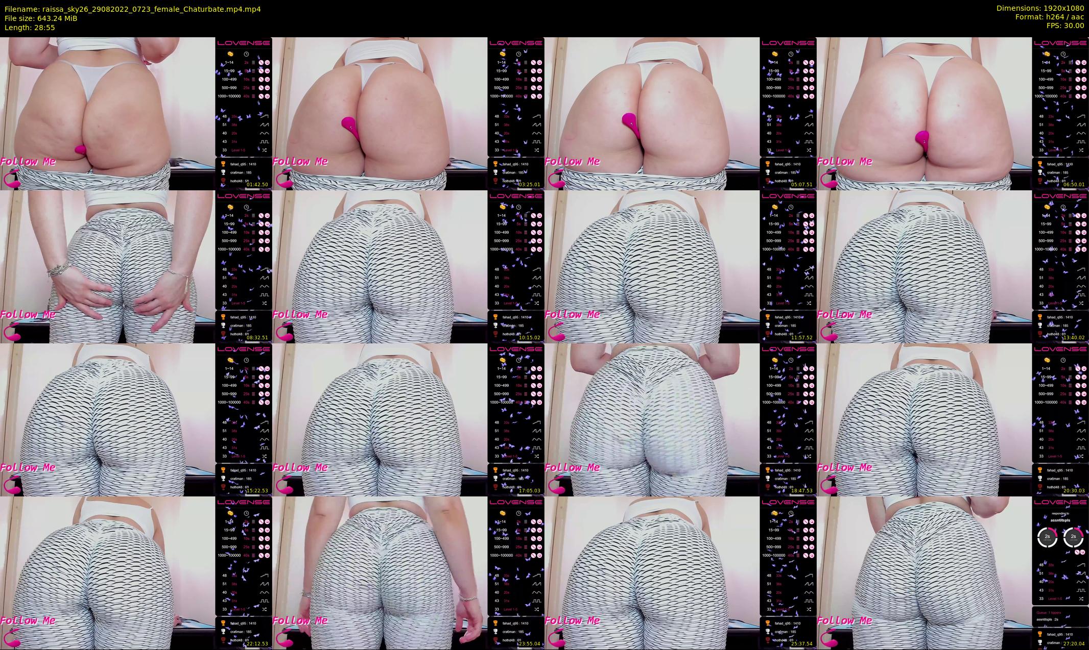 raissa_sky26 — 29 minute Chaturbate female cam show recording, 1080p, Aug 29, 2022