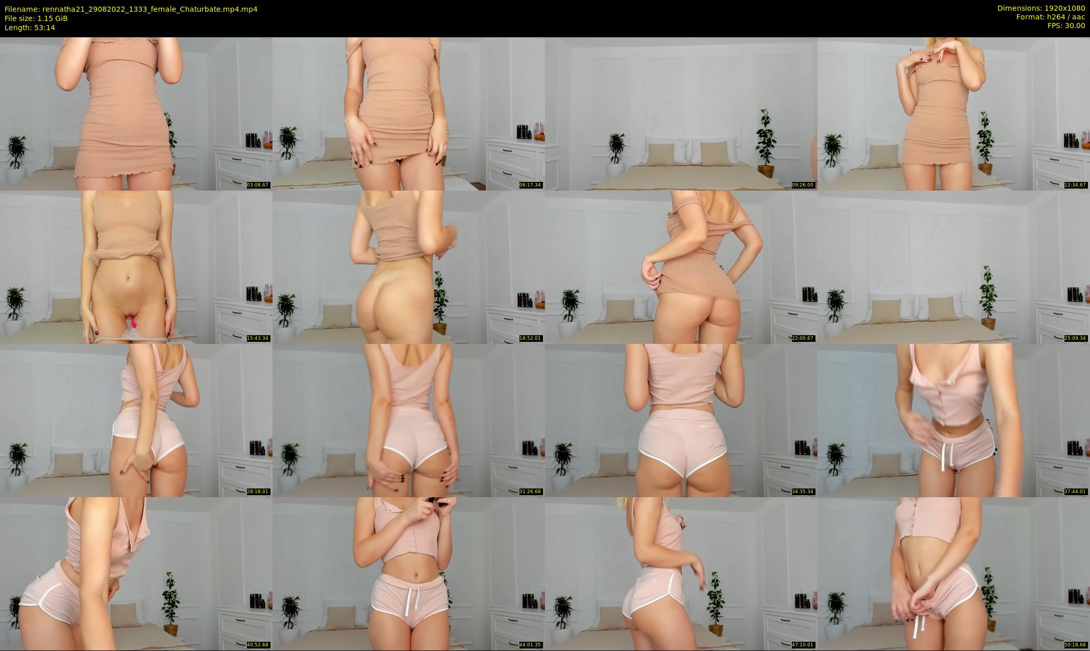 rennatha21 — 54 minute Chaturbate female cam show recording, 1080p, Aug 29, 2022