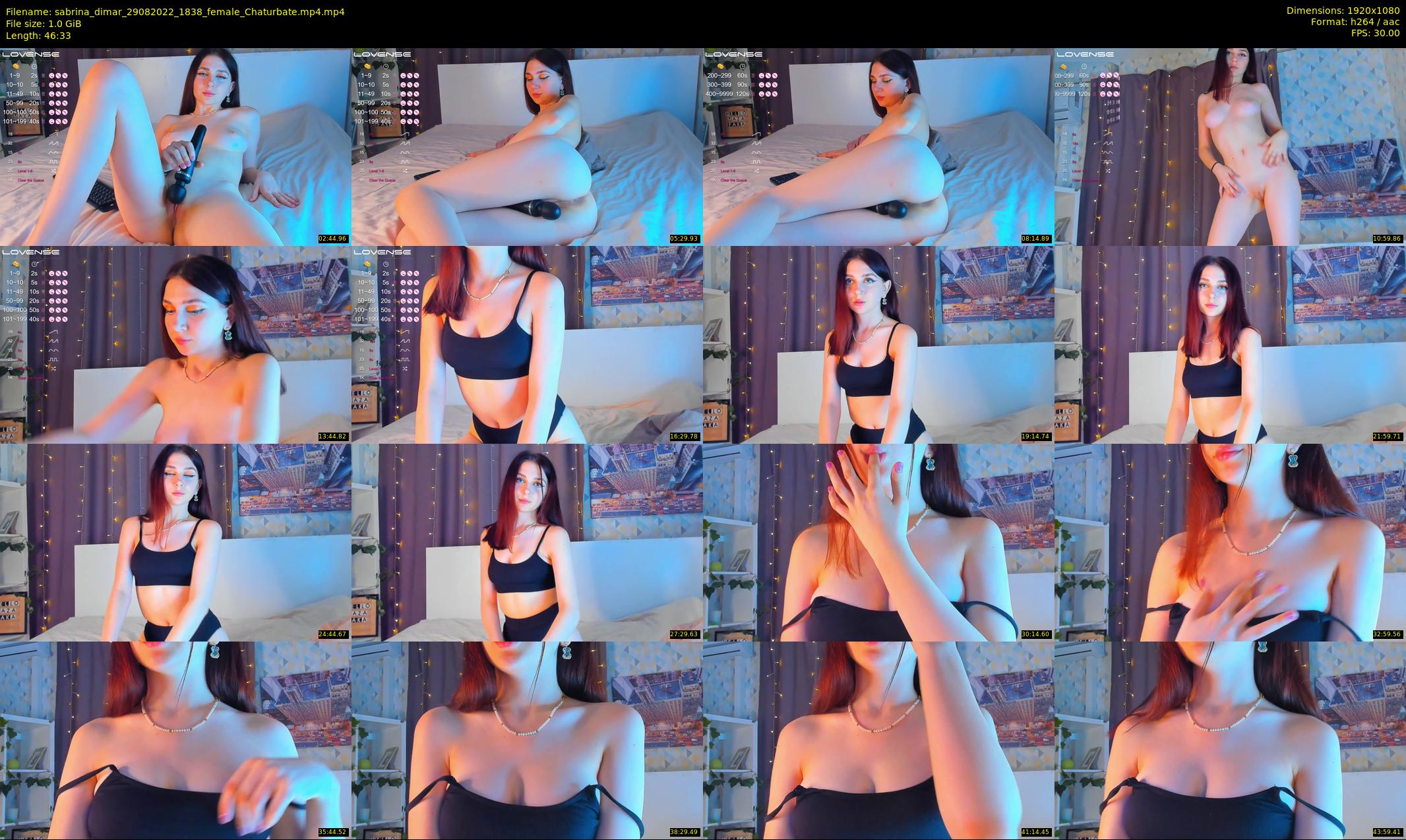 sabrina_dimar — 47 minute Chaturbate female cam show recording, 1080p, Aug 29, 2022