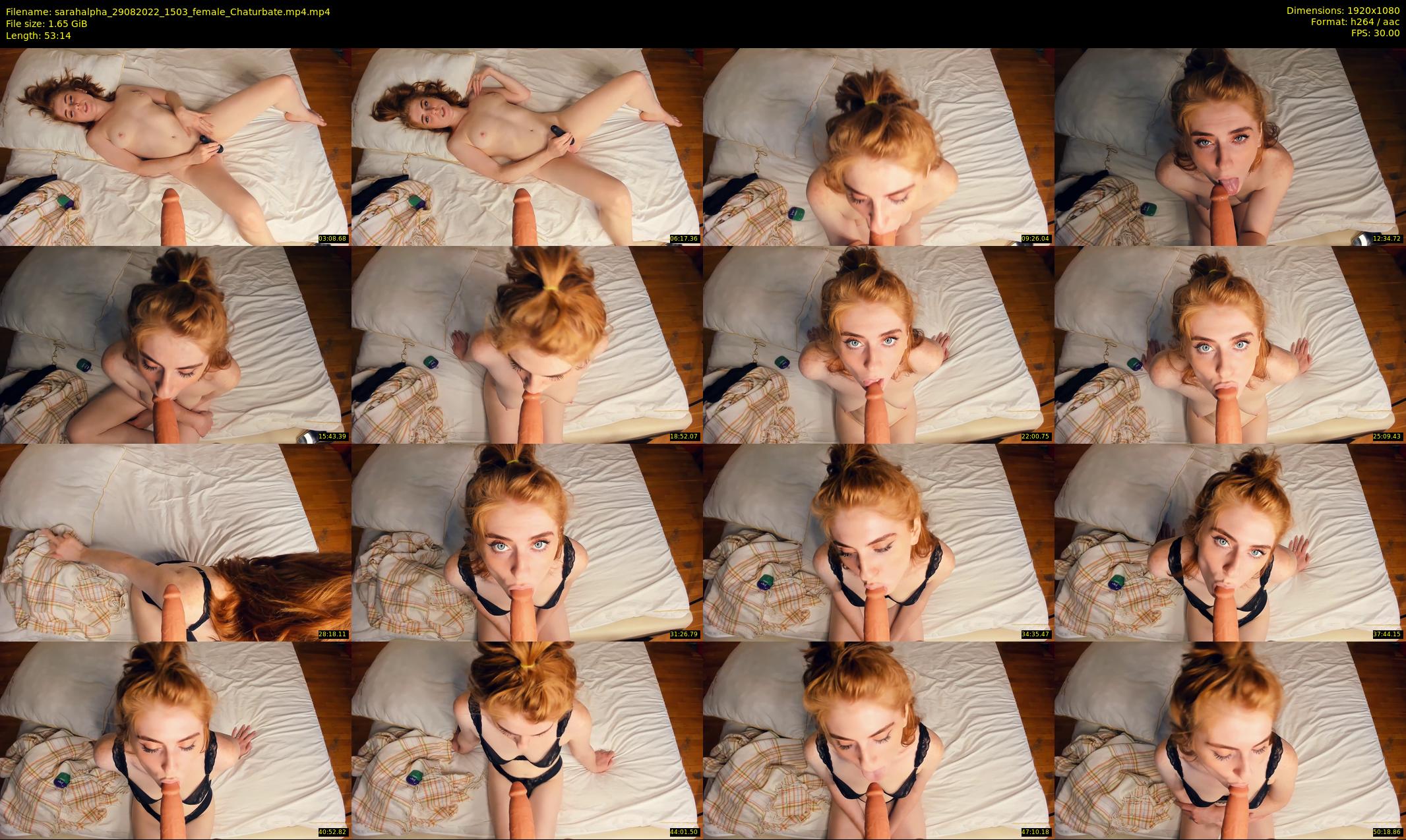 sarahalpha — 54 minute Chaturbate couple cam show recording, 1080p, Aug 29, 2022