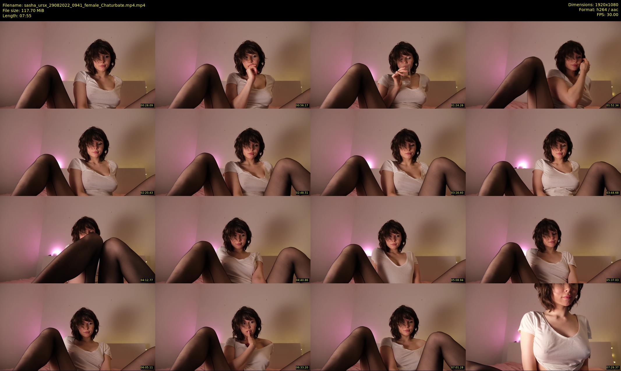 sasha_ursx — 8 minute Chaturbate female cam show recording, 1080p, Aug 29, 2022