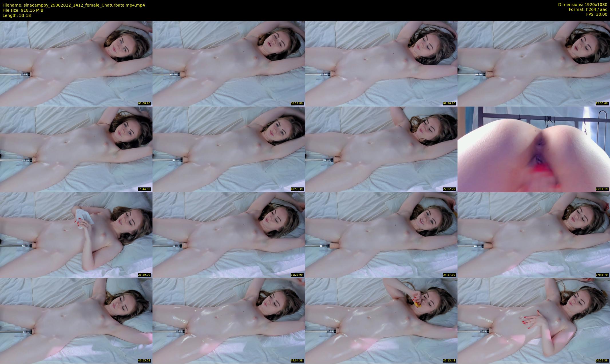 sinacampby — 54 minute Chaturbate couple cam show recording, 1080p, Aug 29, 2022