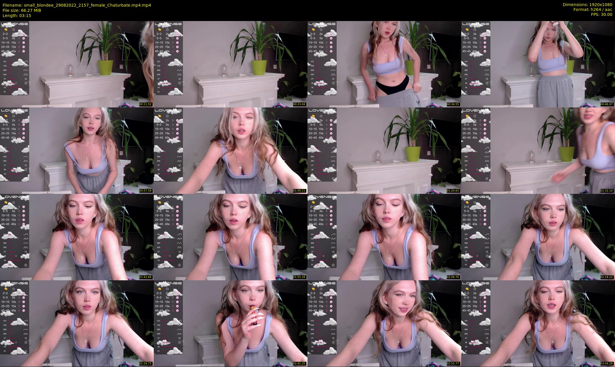 small_blondee — 4 minute Chaturbate female cam show recording, 1080p, Aug 29, 2022