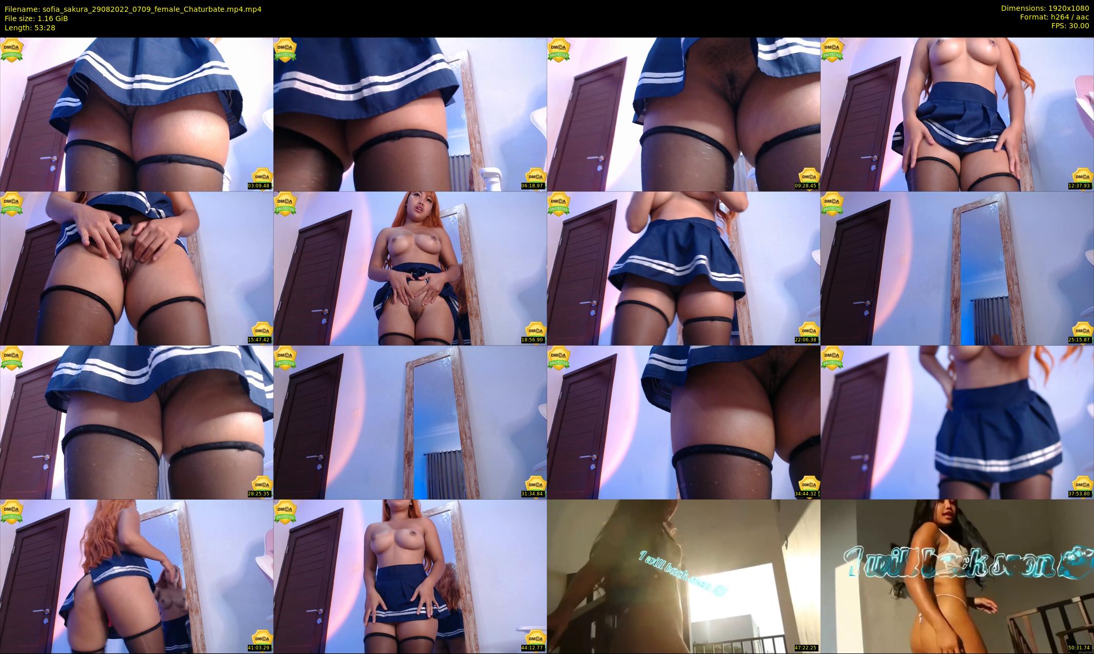sofia_sakura — 54 minute Chaturbate female cam show recording, 1080p, Aug 29, 2022