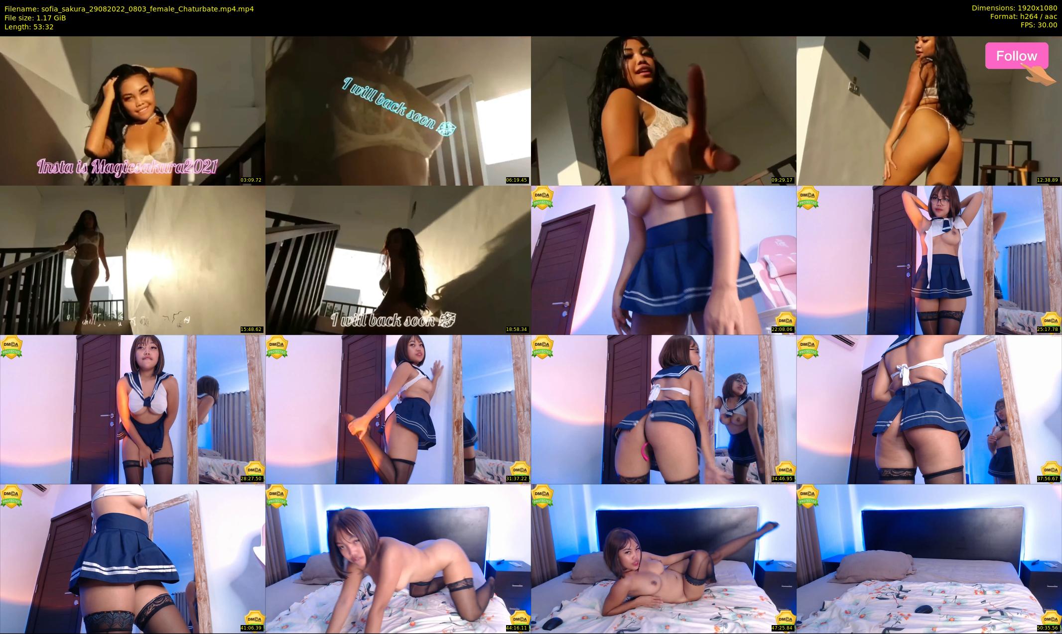 sofia_sakura — 54 minute Chaturbate female cam show recording, 1080p, Aug 29, 2022