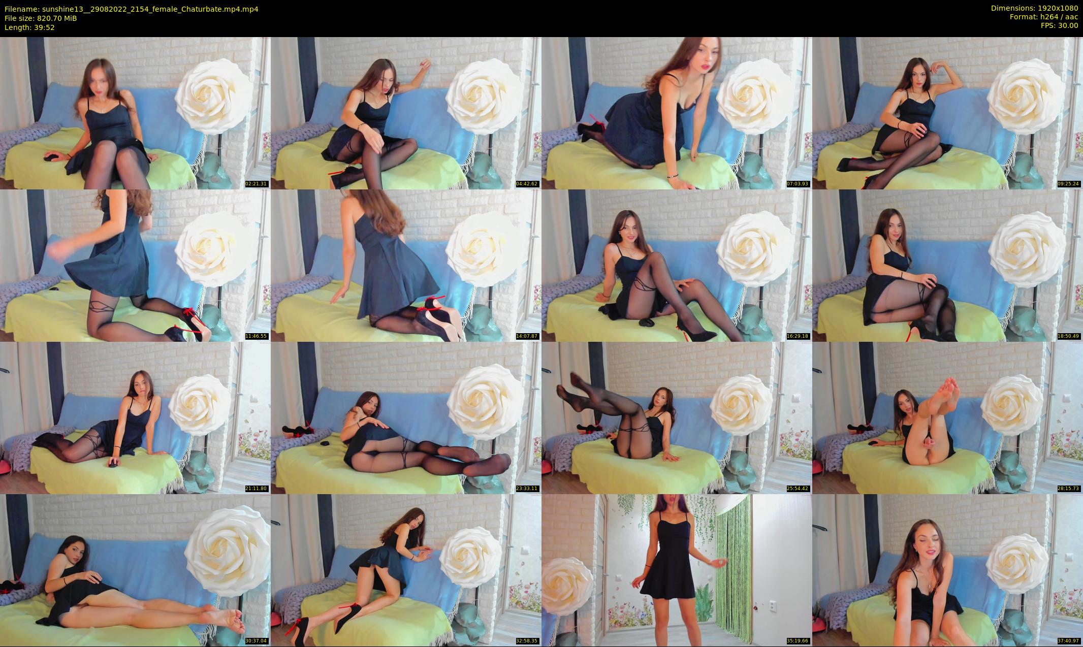 sunshine13_ — 40 minute Chaturbate female cam show recording, 1080p, Aug 29, 2022