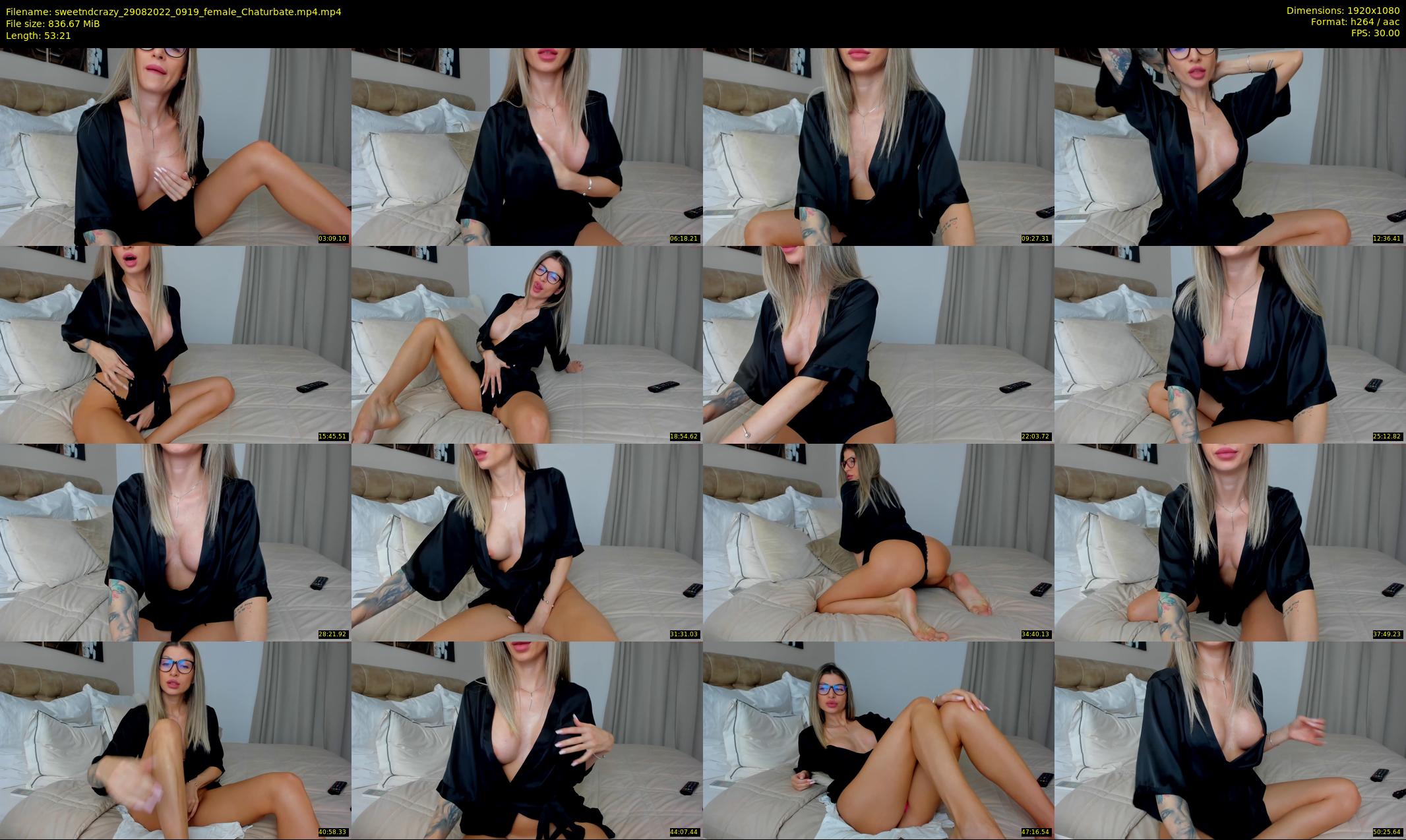 sweetndcrazy — 54 minute Chaturbate female cam show recording, 1080p, Aug 29, 2022