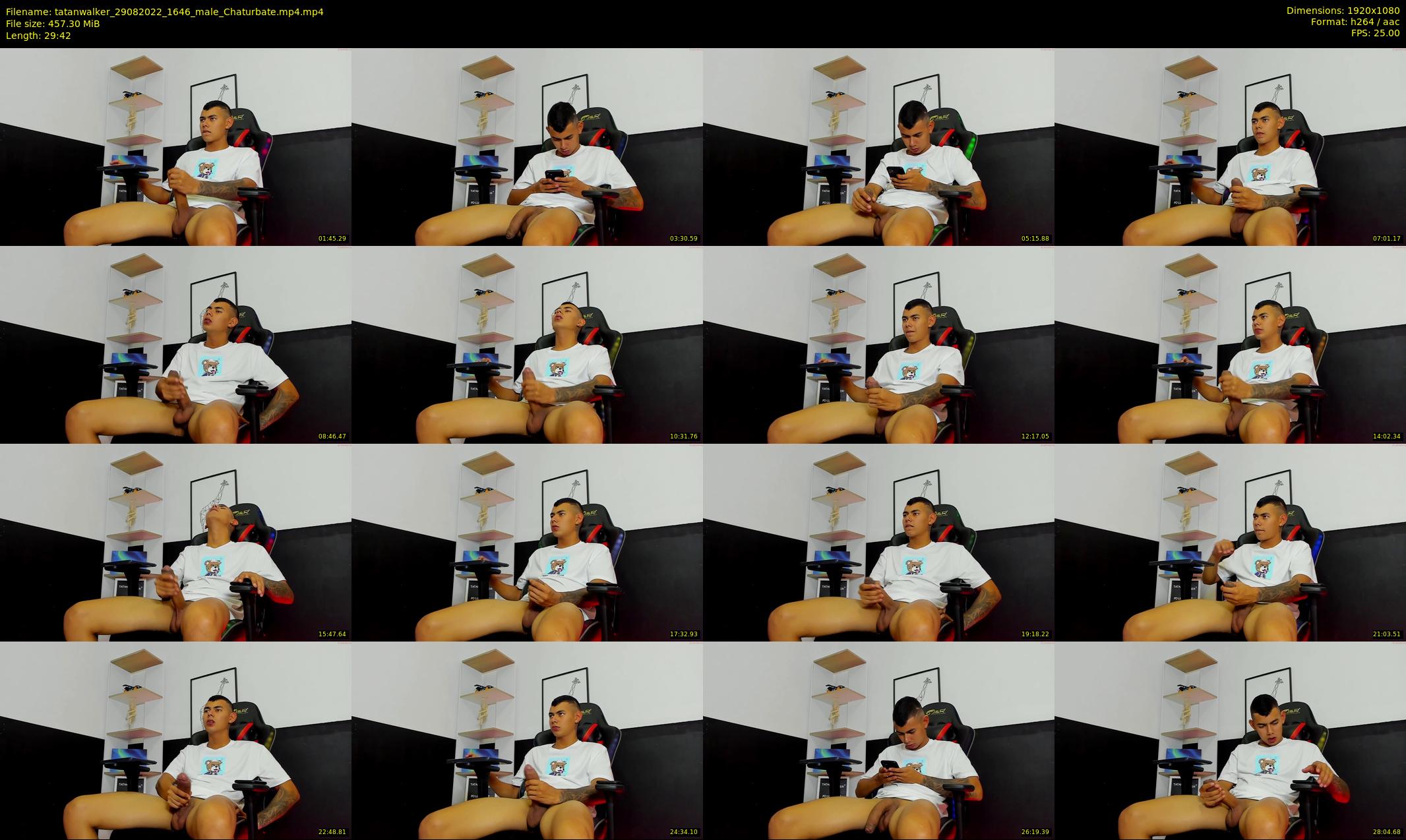 tatanwalker — 30 minute Chaturbate male cam show recording, 1080p, Aug 29, 2022