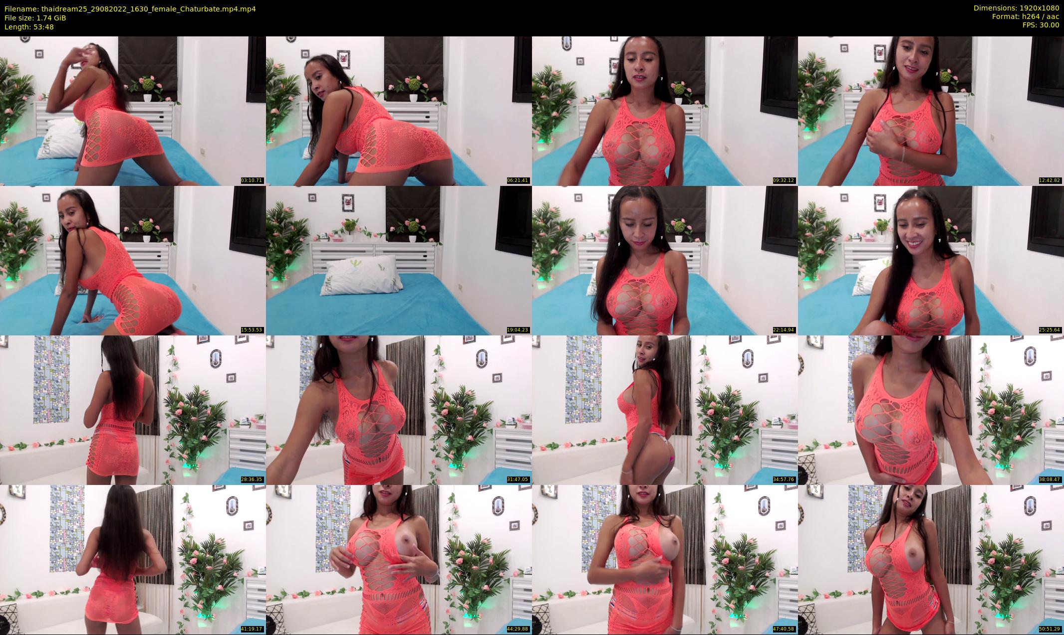 thaidream25 — 54 minute Chaturbate female cam show recording, 1080p, Aug 29, 2022