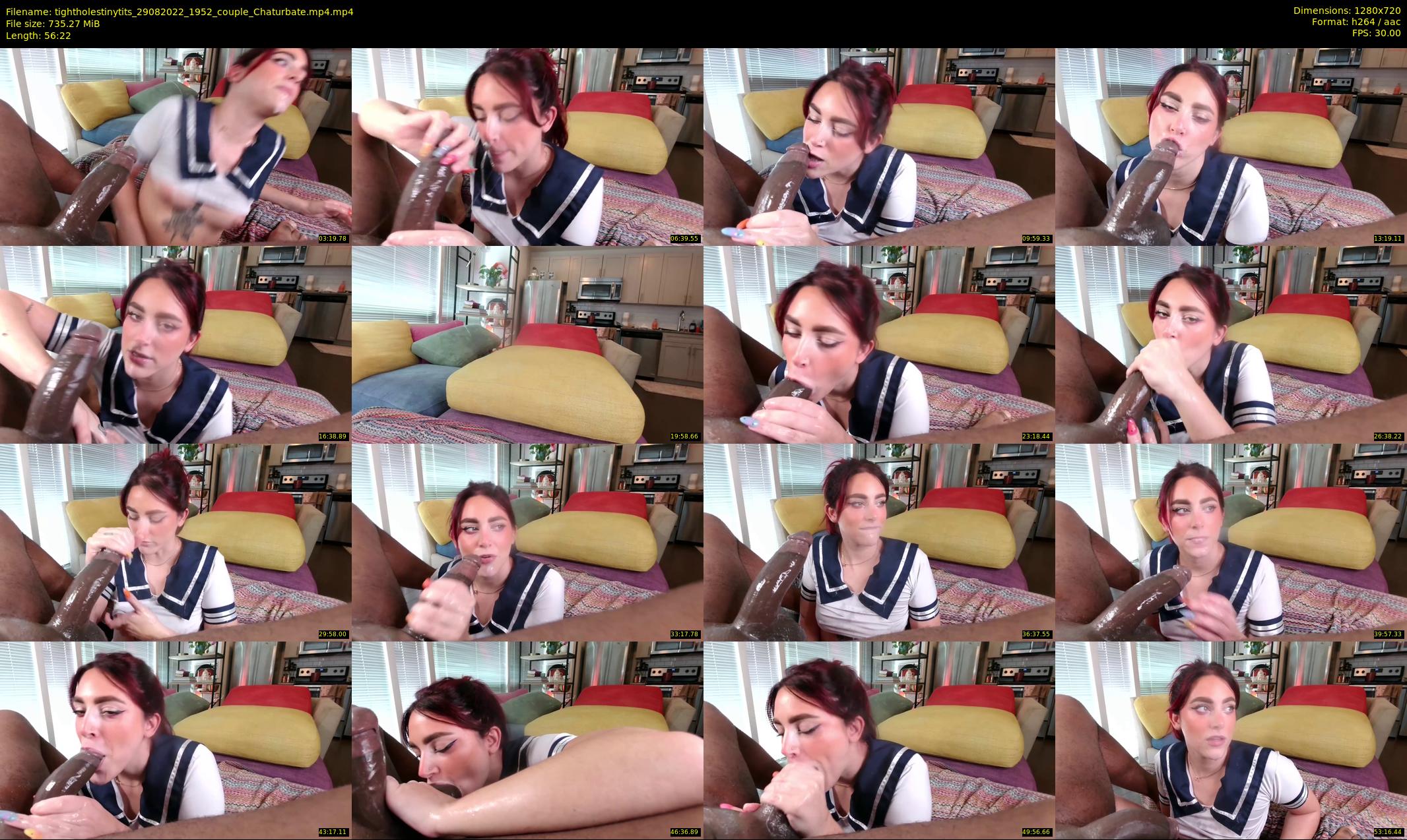 tightholestinytits — 57 minute Chaturbate couple cam show recording, 720p, Aug 29, 2022