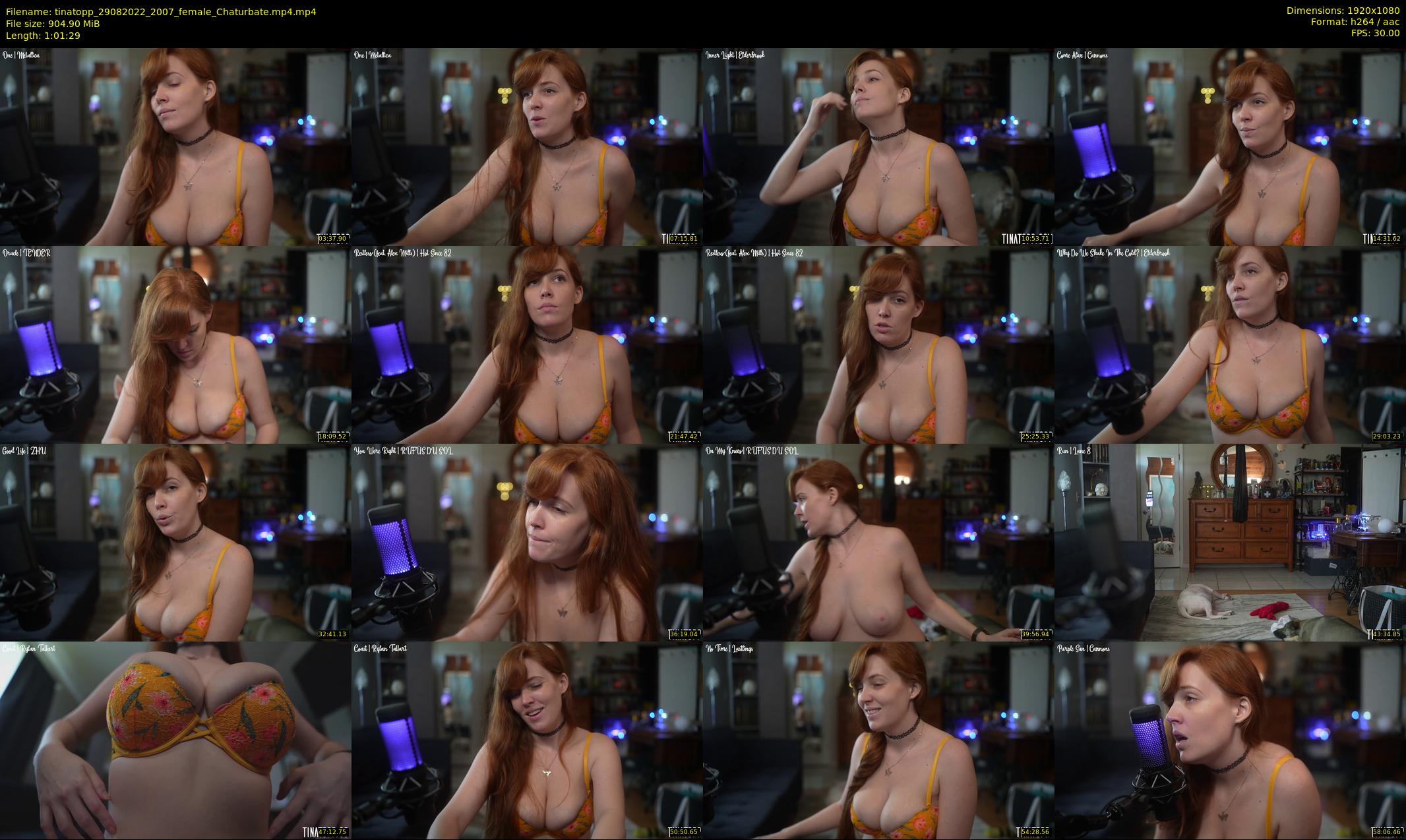 tinatopp — 62 minute Chaturbate female cam show recording, 1080p, Aug 29, 2022