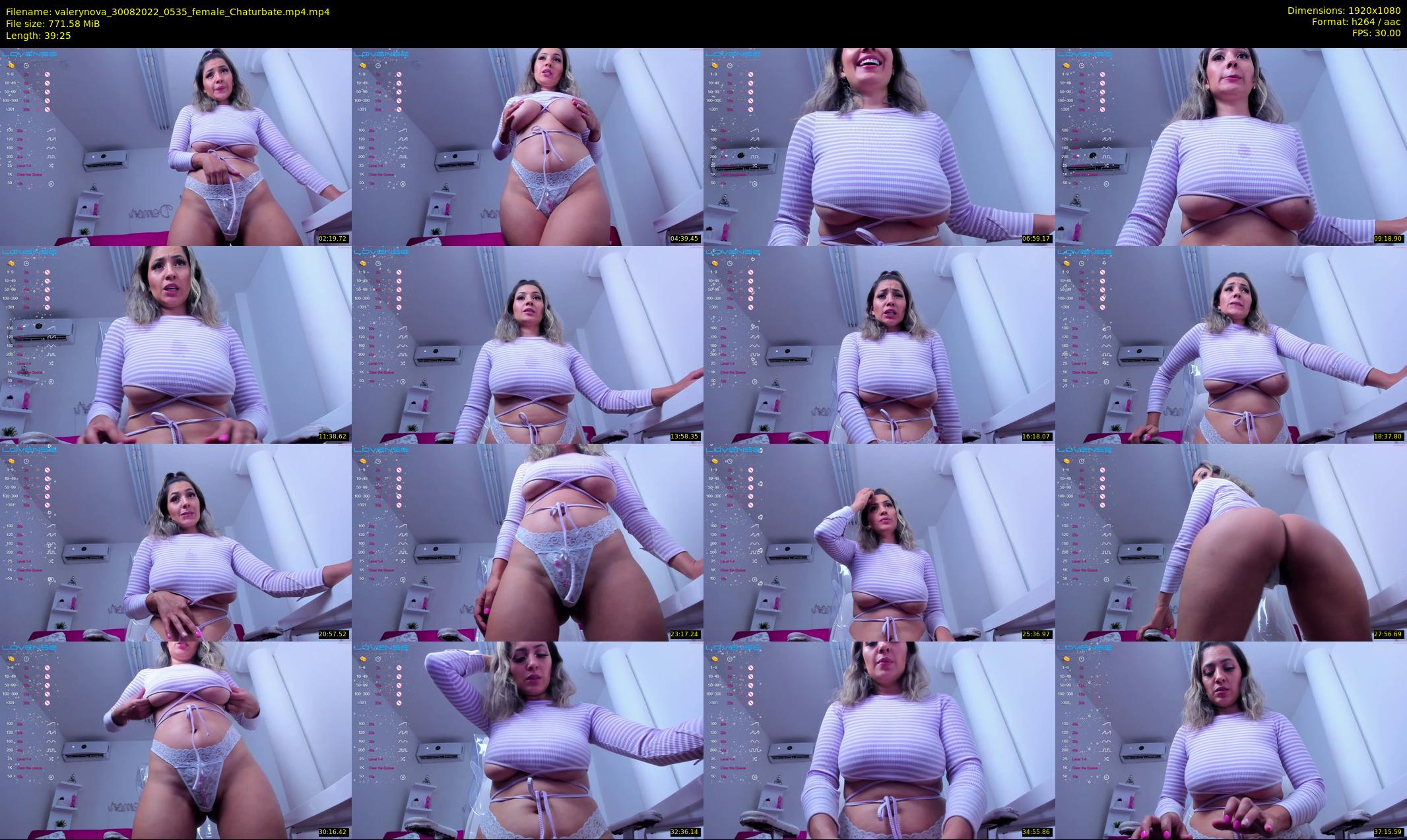 valerynova — 40 minute Chaturbate female cam show recording, 1080p, Aug 30, 2022