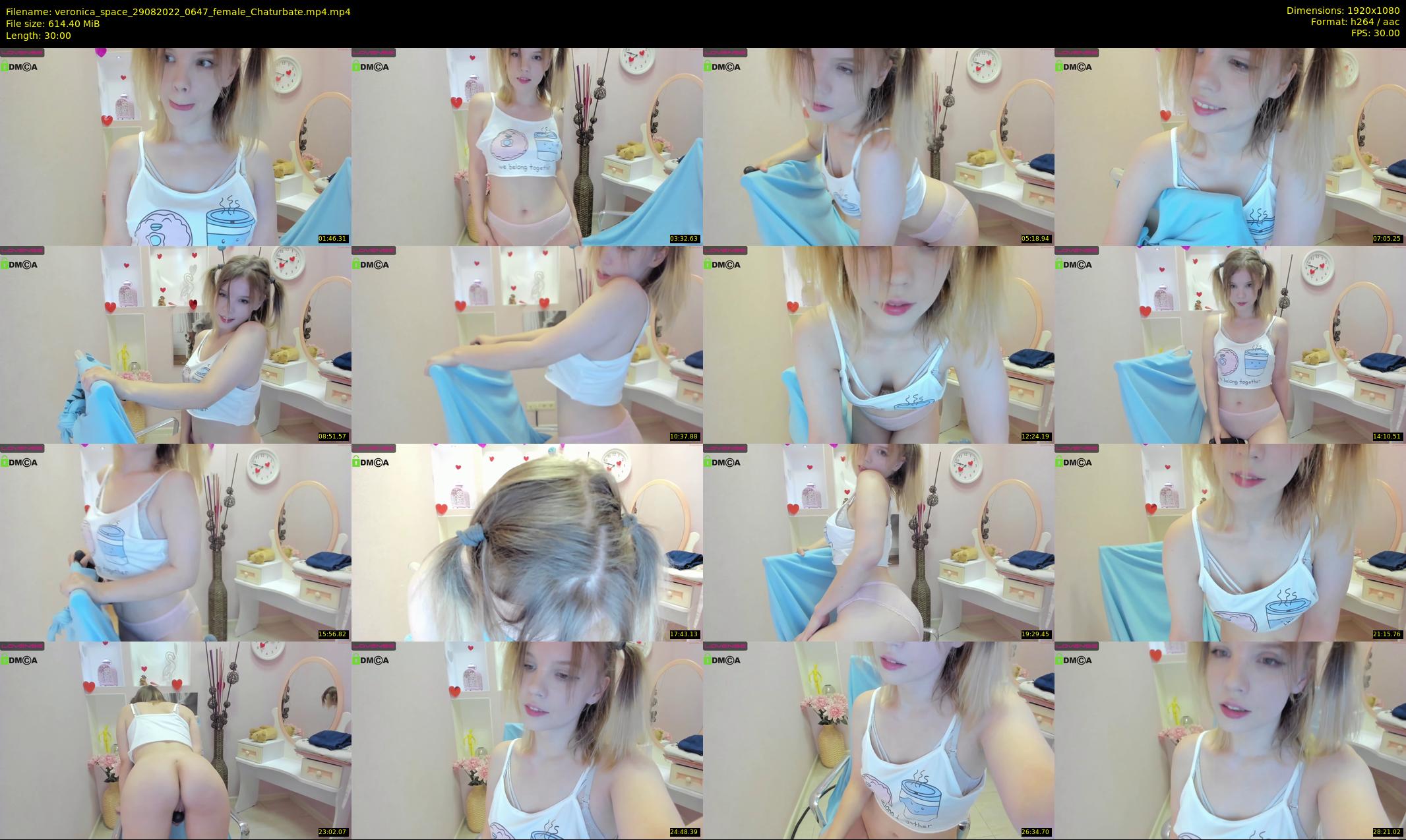veronica_space — 30 minute Chaturbate female cam show recording, 1080p, Aug 29, 2022