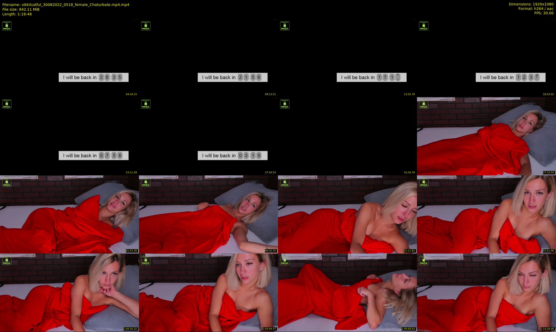vikkilustful — 79 minute Chaturbate female cam show recording, 1080p, Aug 30, 2022