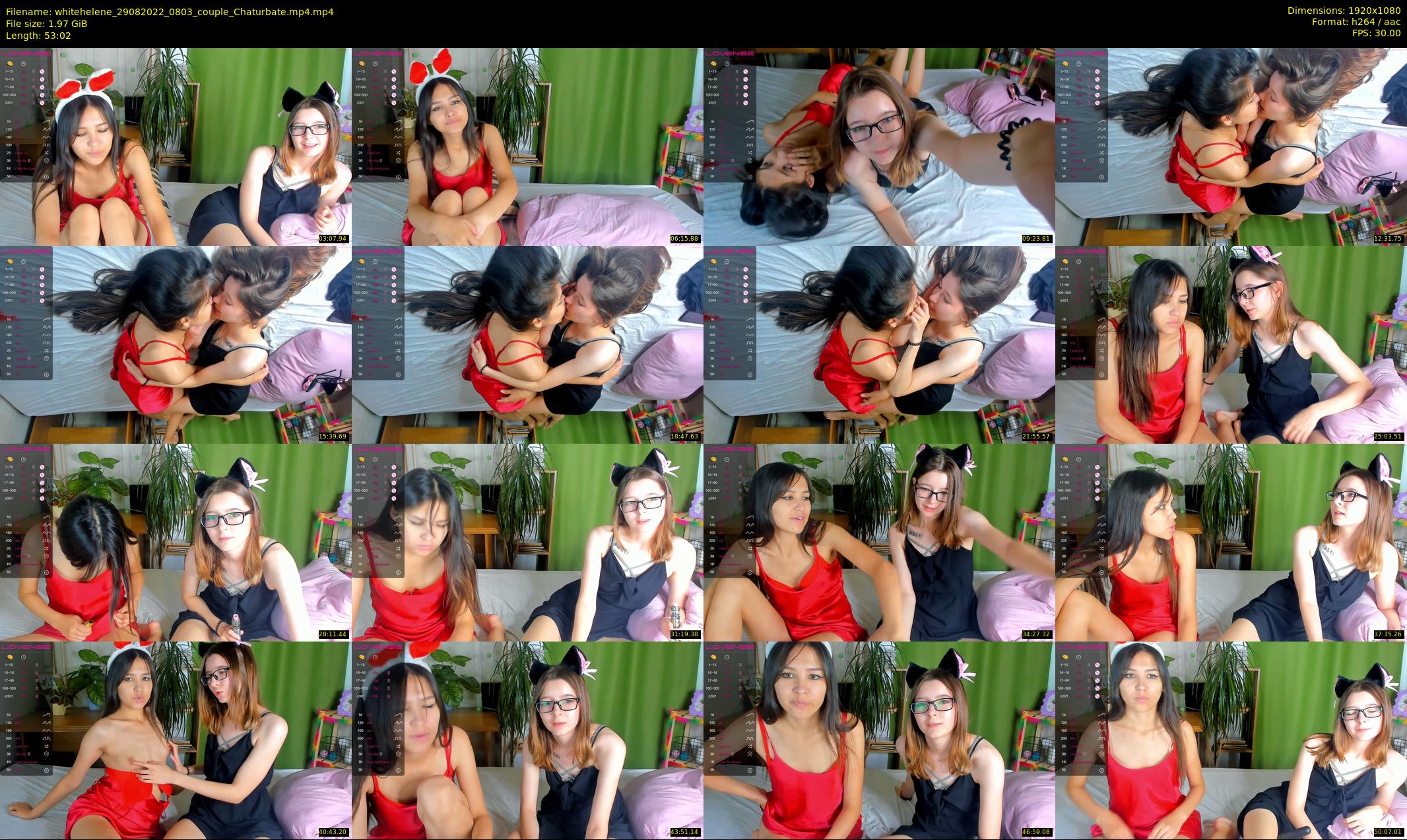 whitehelene — 54 minute Chaturbate female cam show recording, 1080p, Aug 29, 2022
