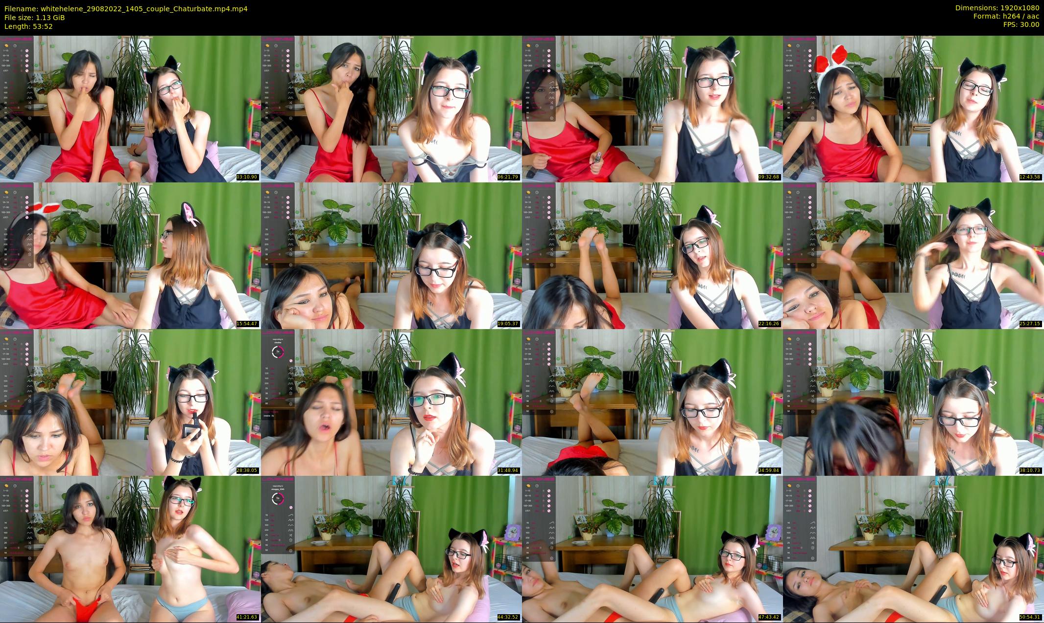 whitehelene — 54 minute Chaturbate female cam show recording, 1080p, Aug 29, 2022