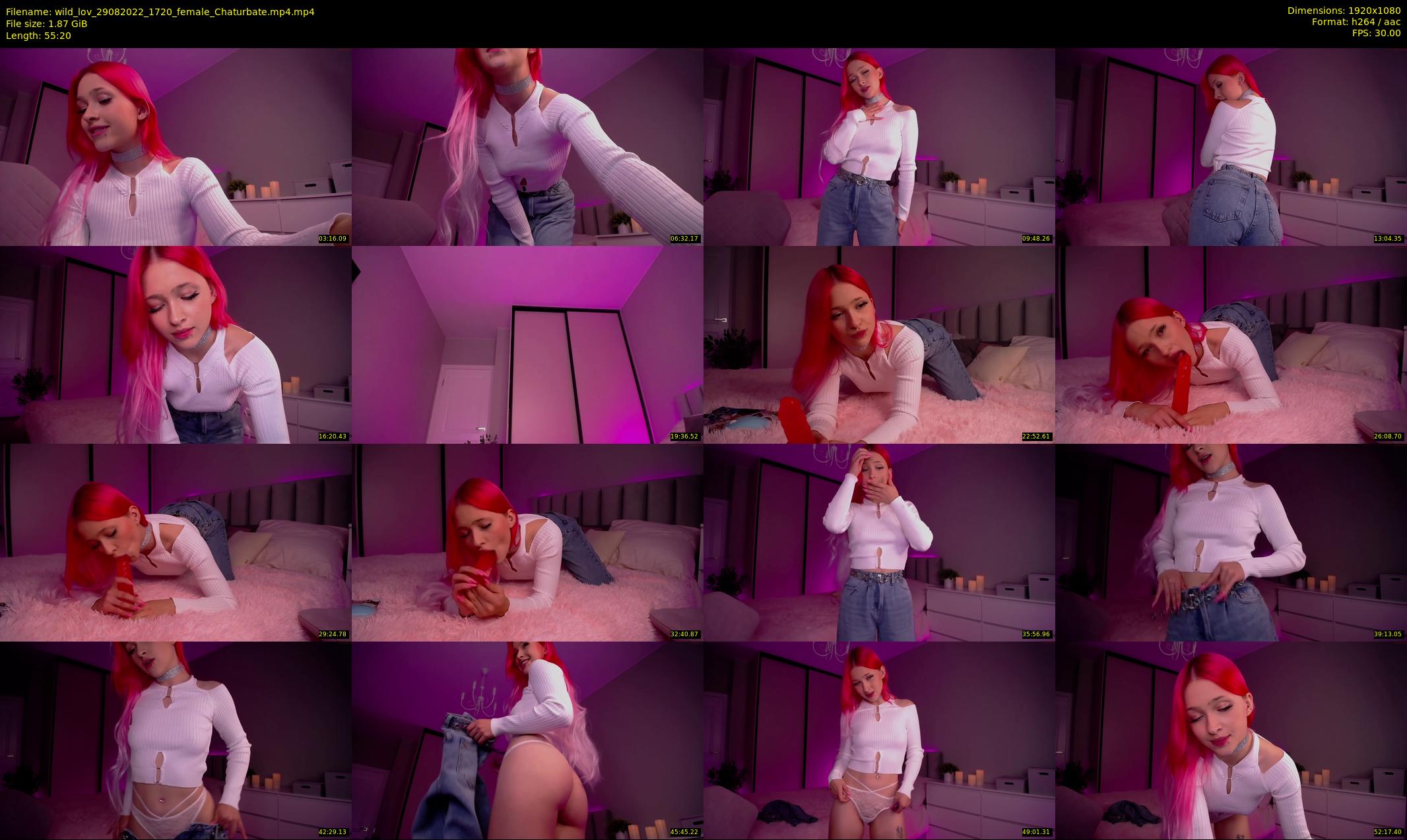 wild_lov — 56 minute Chaturbate female cam show recording, 1080p, Aug 29, 2022