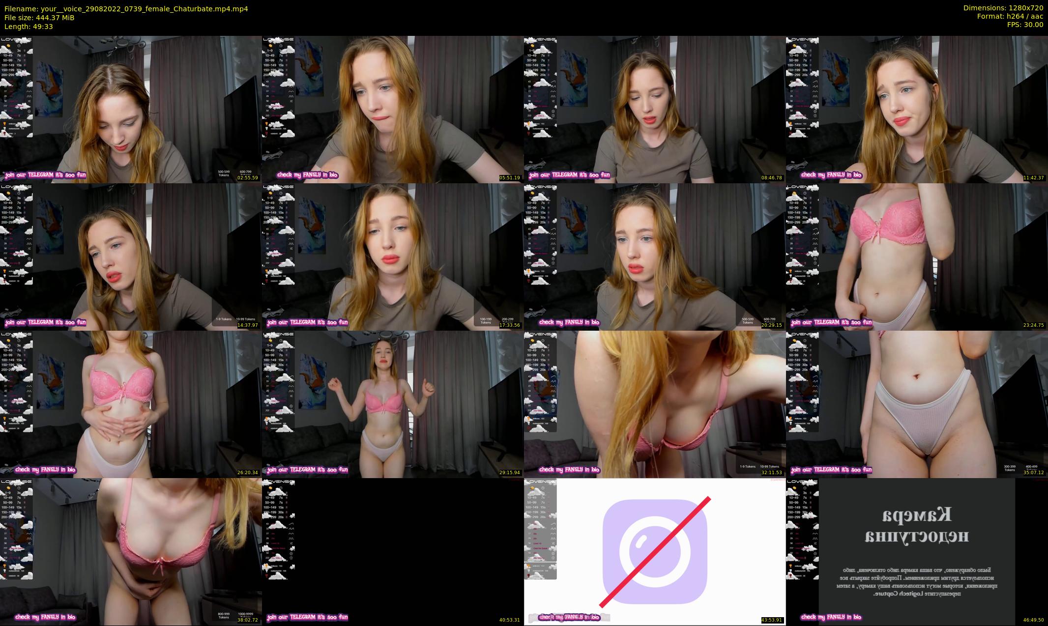 your__voice — 50 minute Chaturbate female cam show recording, 720p, Aug 29, 2022