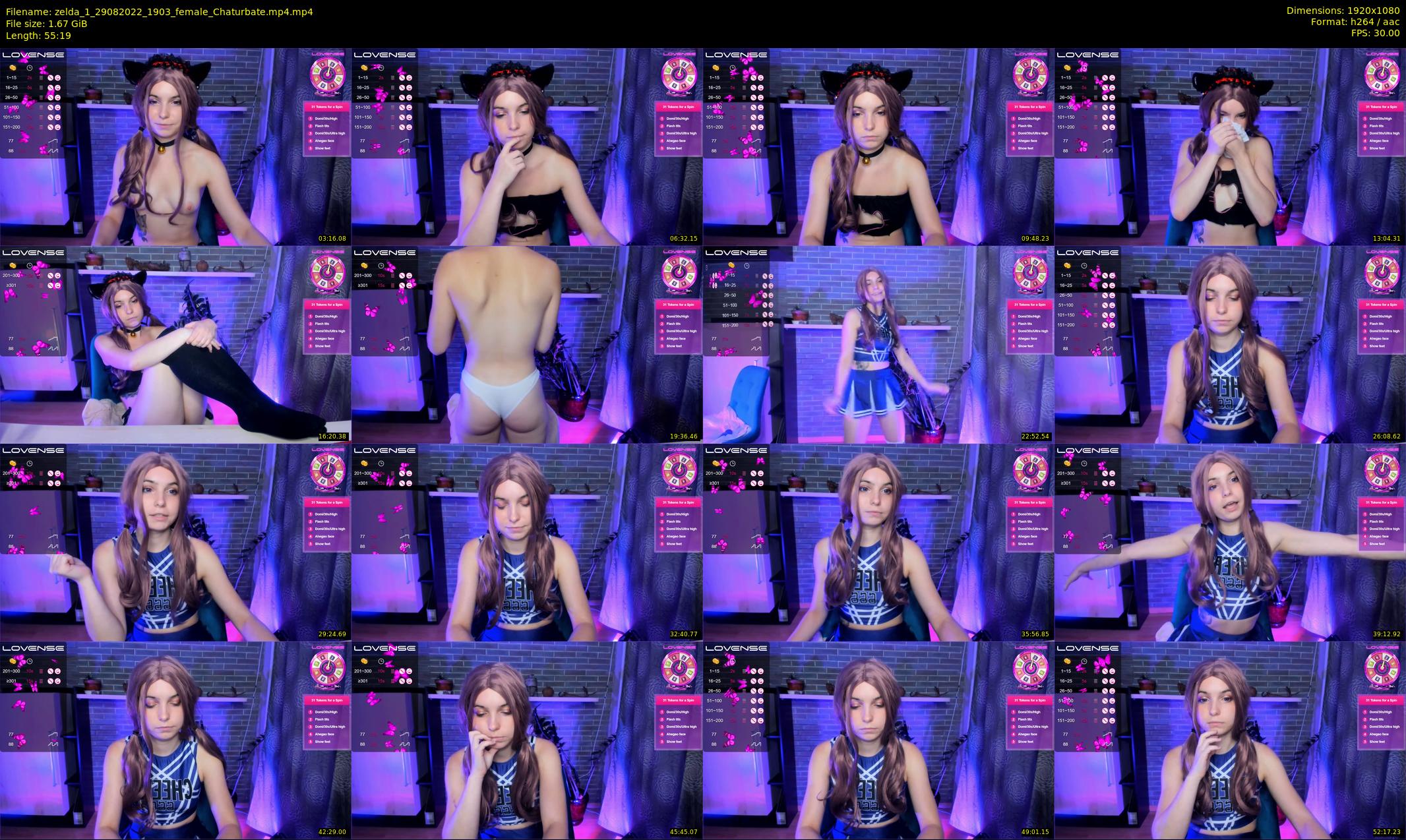zelda_1 — 56 minute Chaturbate female cam show recording, 1080p, Aug 29, 2022