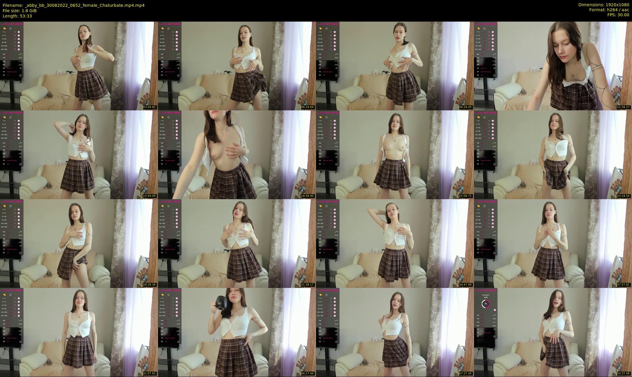 _abby_bb — 54 minute Chaturbate female cam show recording, 1080p, Aug 30, 2022