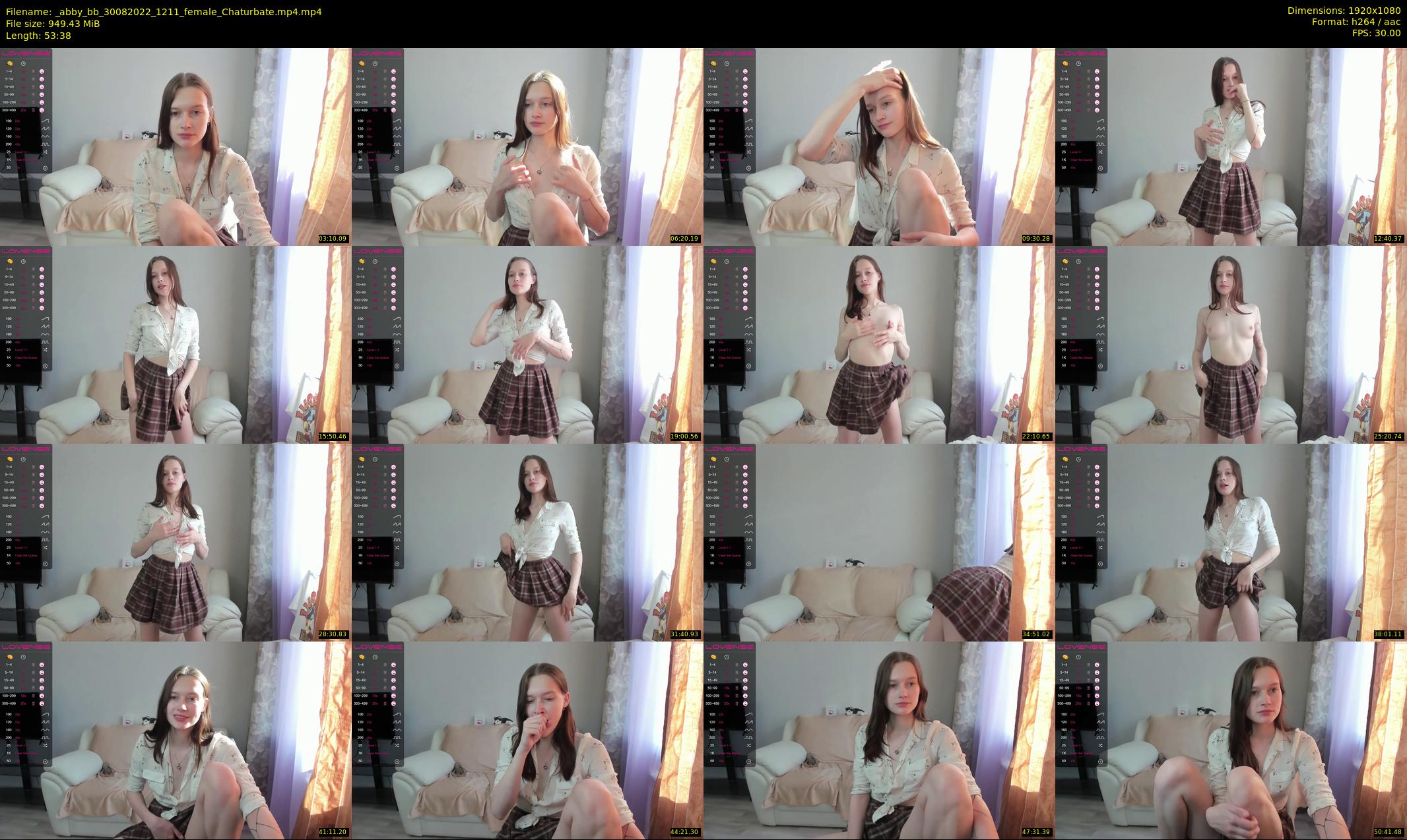 _abby_bb — 54 minute Chaturbate female cam show recording, 1080p, Aug 30, 2022