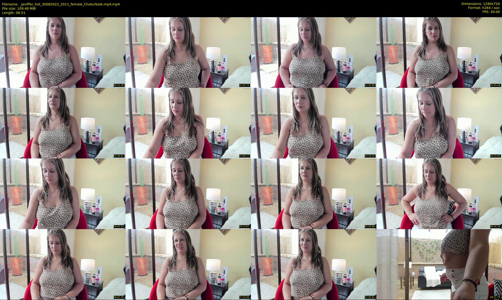 _jeniffer_hot — 9 minute Chaturbate female cam show recording, 720p, Aug 30, 2022