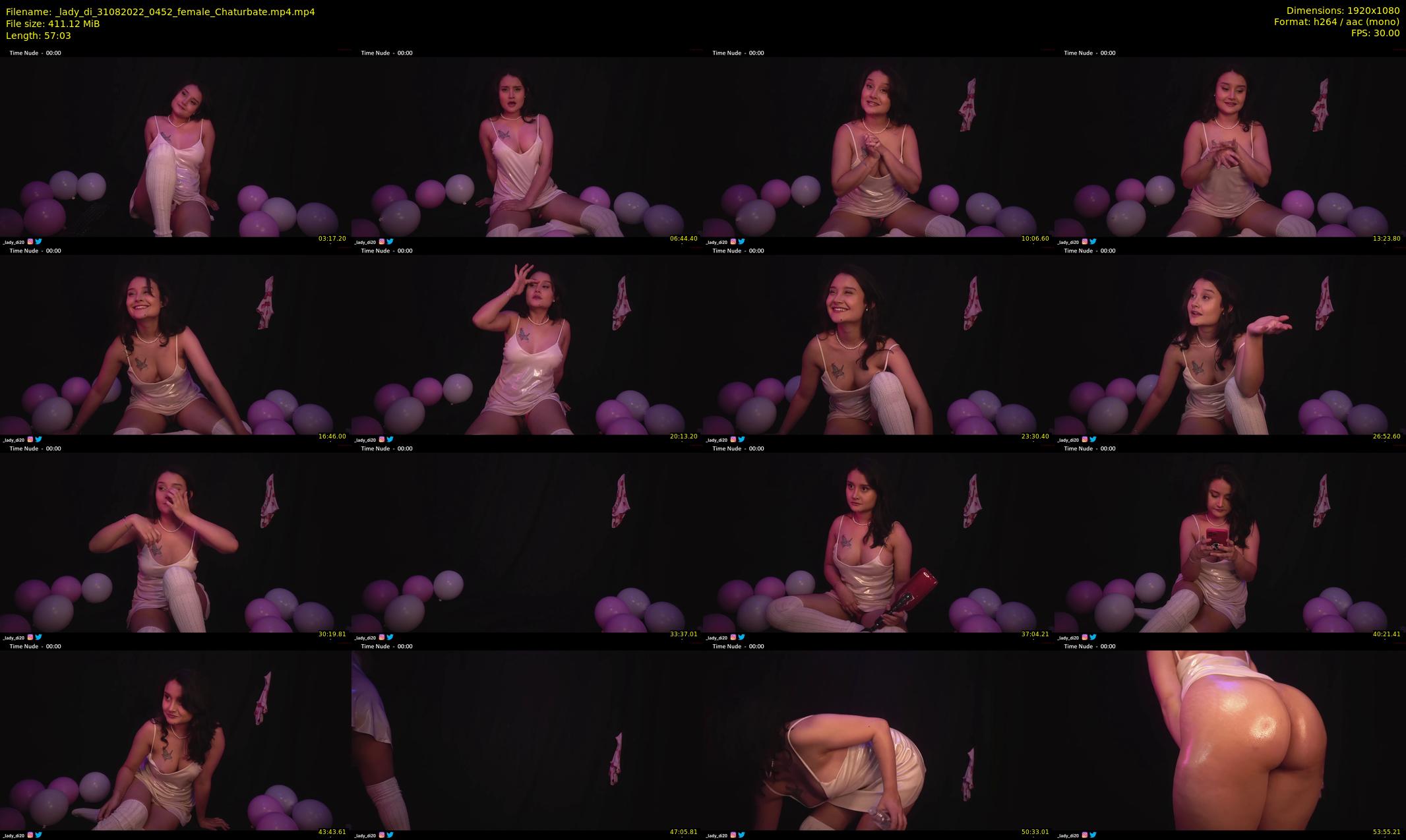 _lady_di — 58 minute Chaturbate female cam show recording, 1080p, Aug 31, 2022