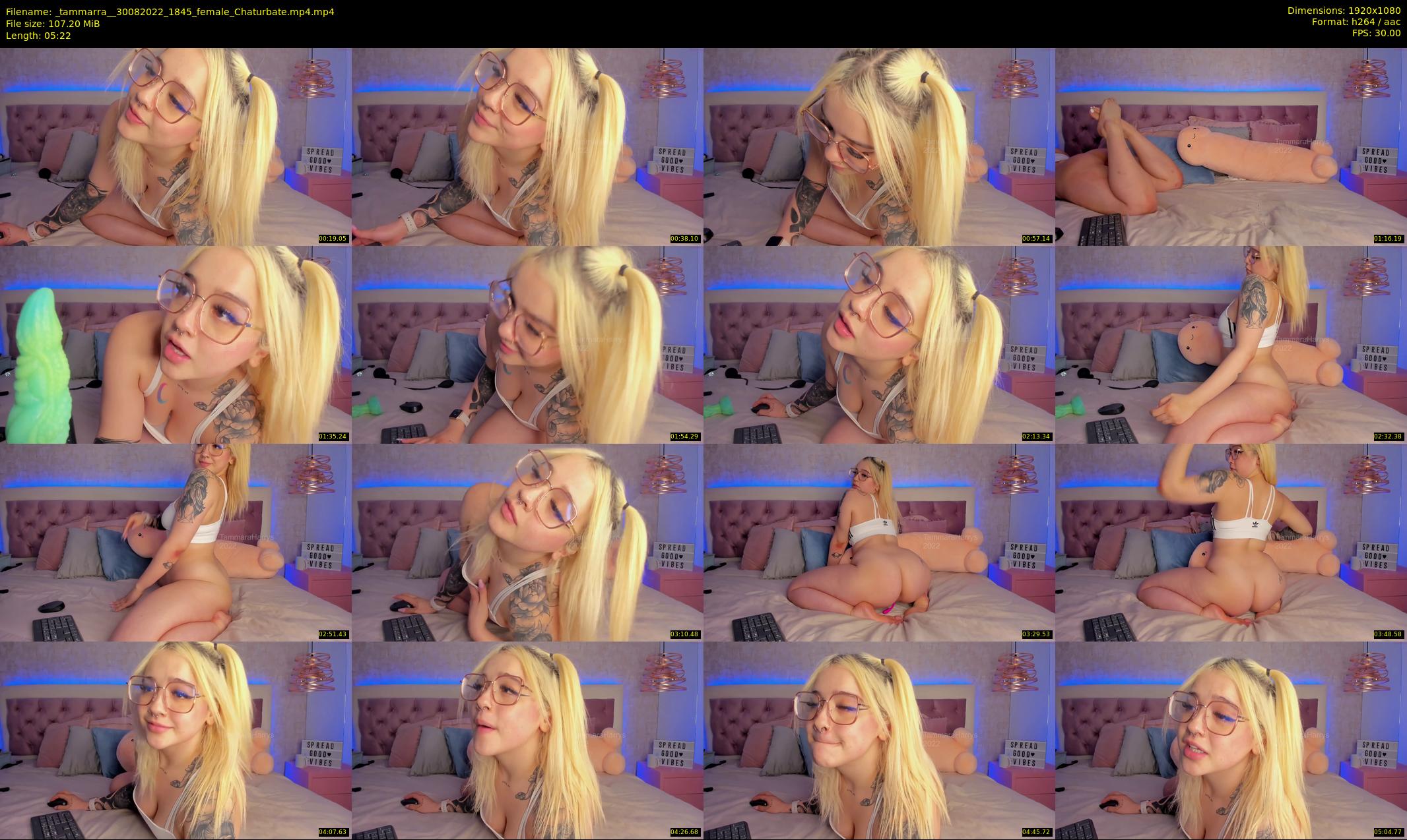 _tammarra_ — 6 minute Chaturbate female cam show recording, 1080p, Aug 30, 2022