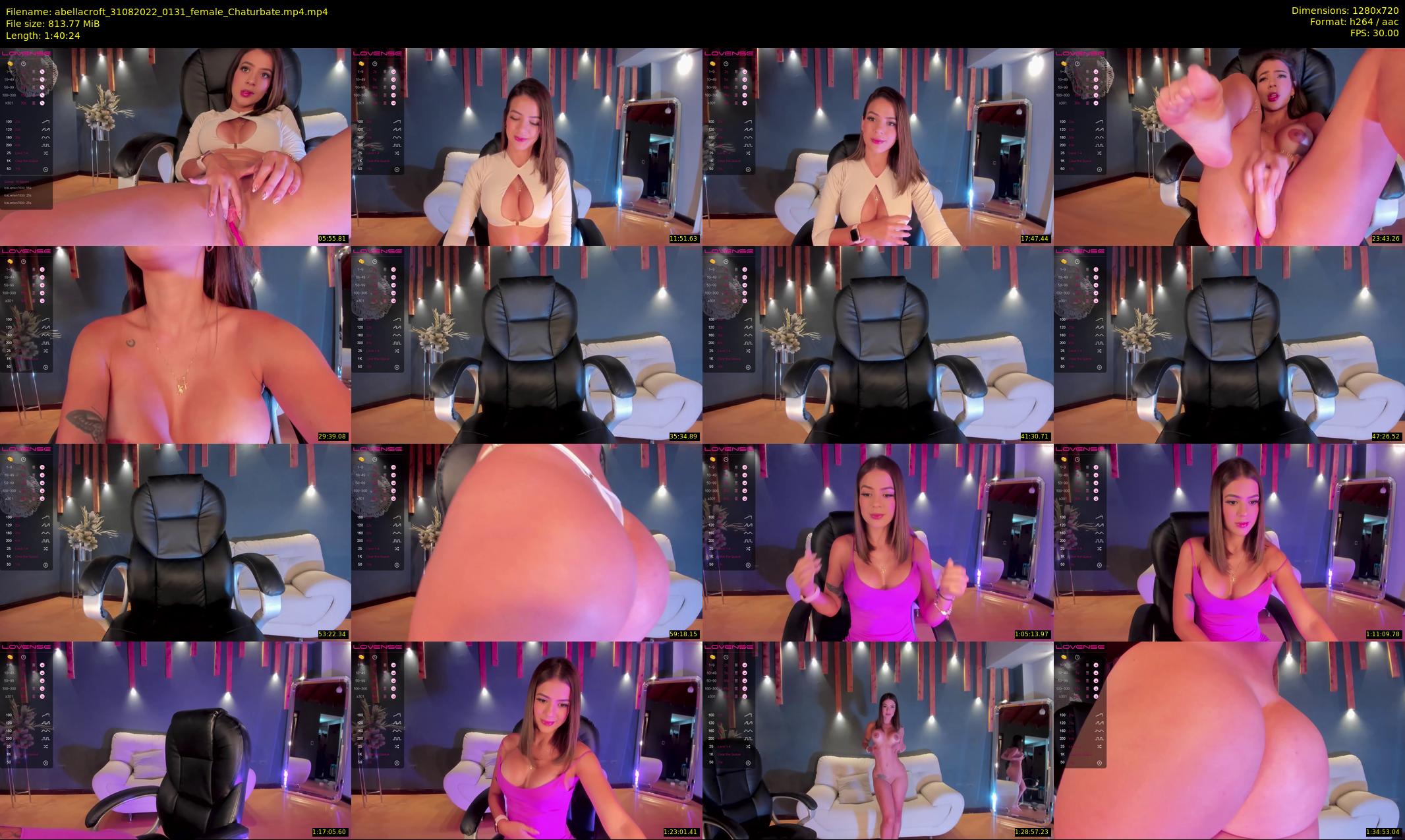 abellacroft — 101 minute Chaturbate female cam show recording, 720p, Aug 31, 2022