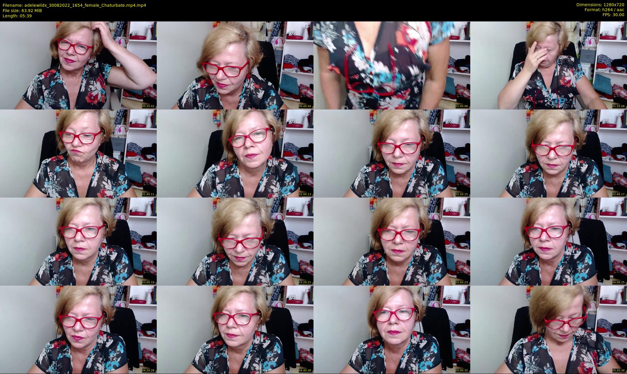adelewildx — 6 minute Chaturbate female cam show recording, 720p, Aug 30, 2022