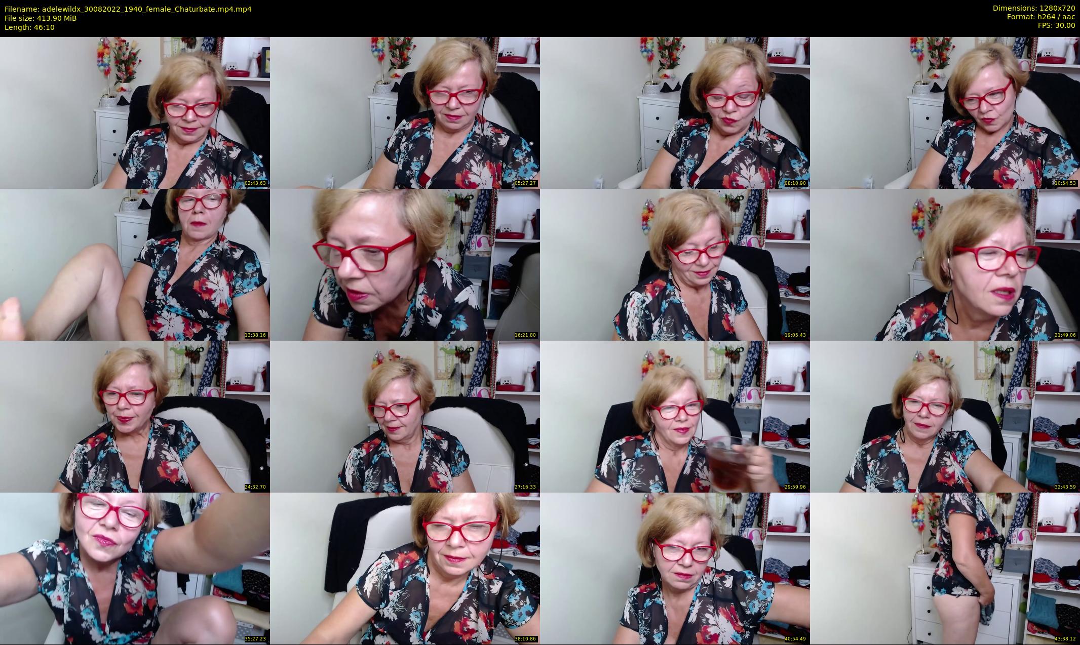 adelewildx — 47 minute Chaturbate female cam show recording, 720p, Aug 30, 2022