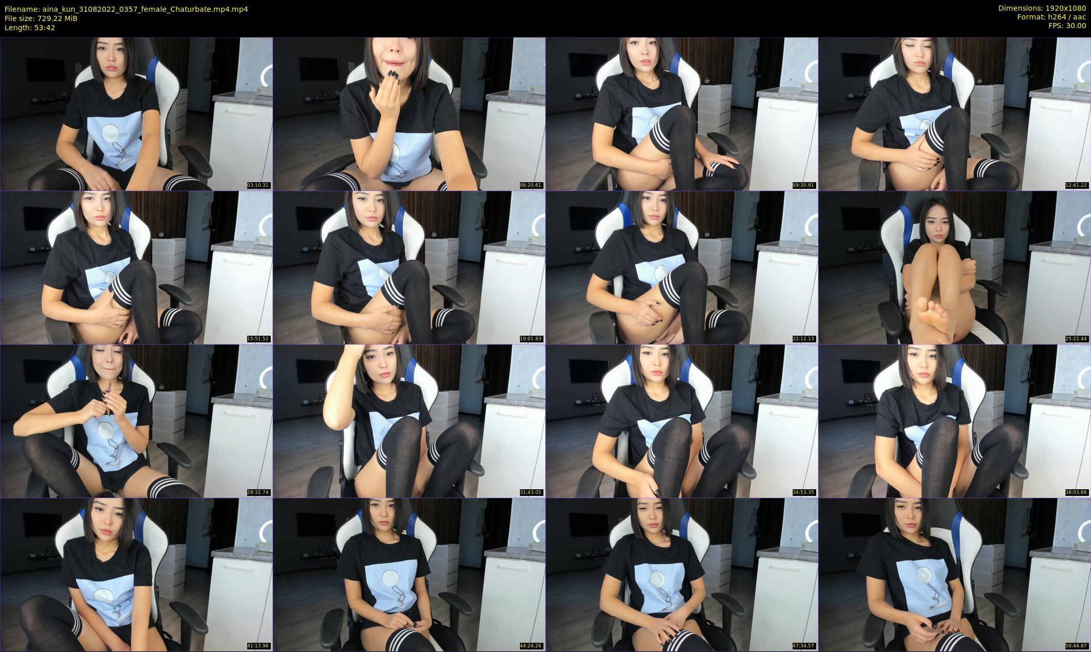 aina_kun — 54 minute Chaturbate female cam show recording, 1080p, Aug 31, 2022