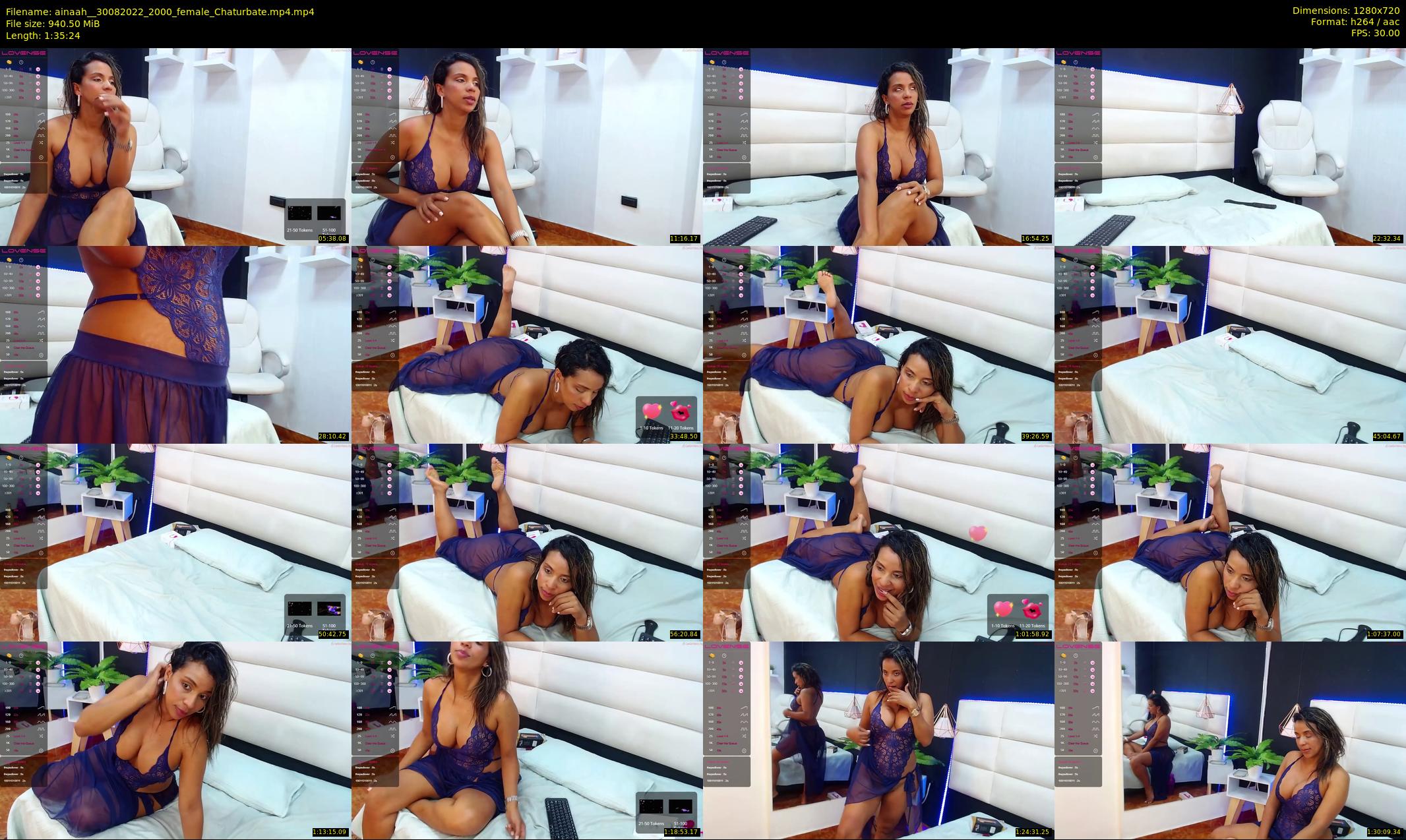ainaah_ — 96 minute Chaturbate female cam show recording, 720p, Aug 30, 2022