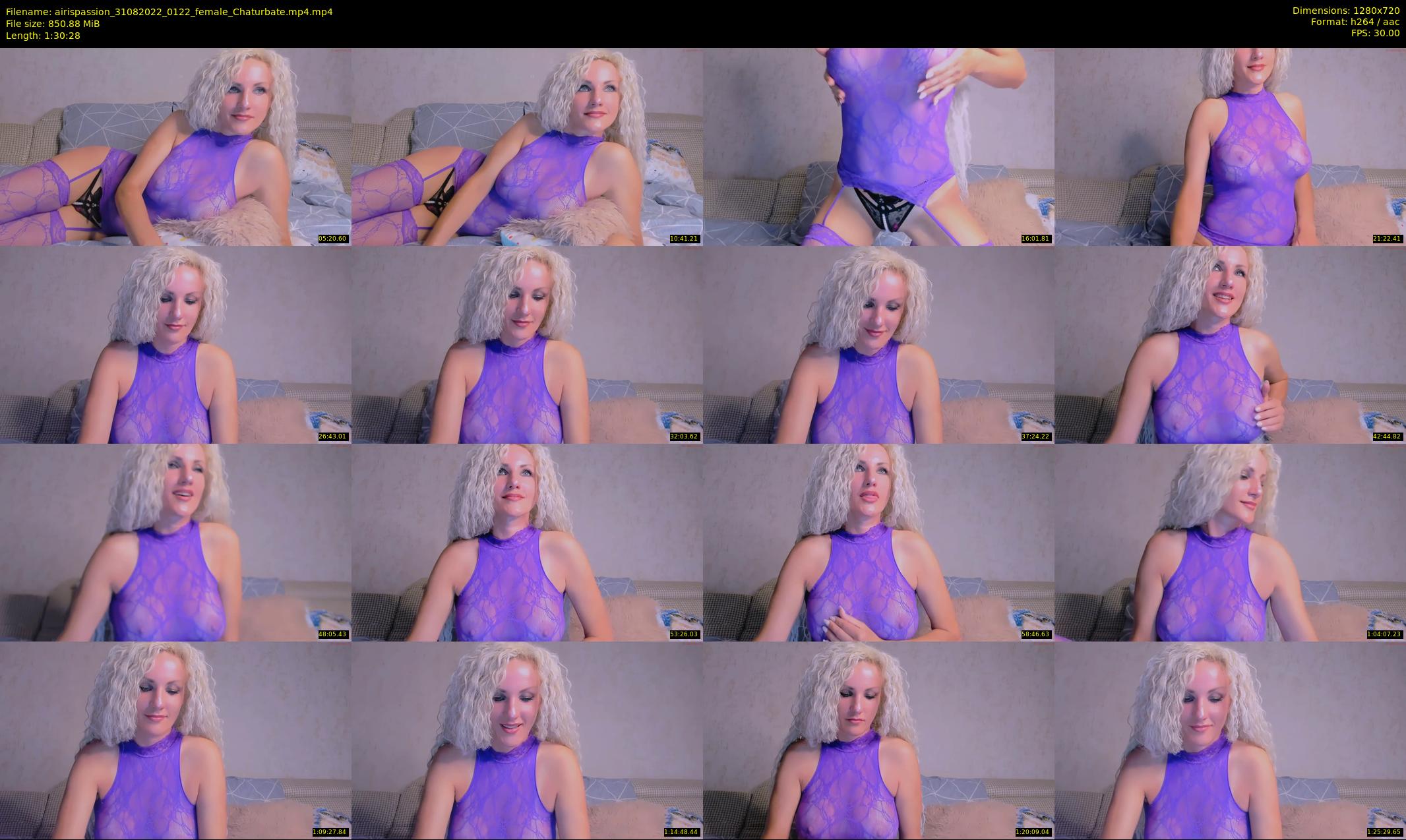 airispassion — 91 minute Chaturbate female cam show recording, 720p, Aug 31, 2022