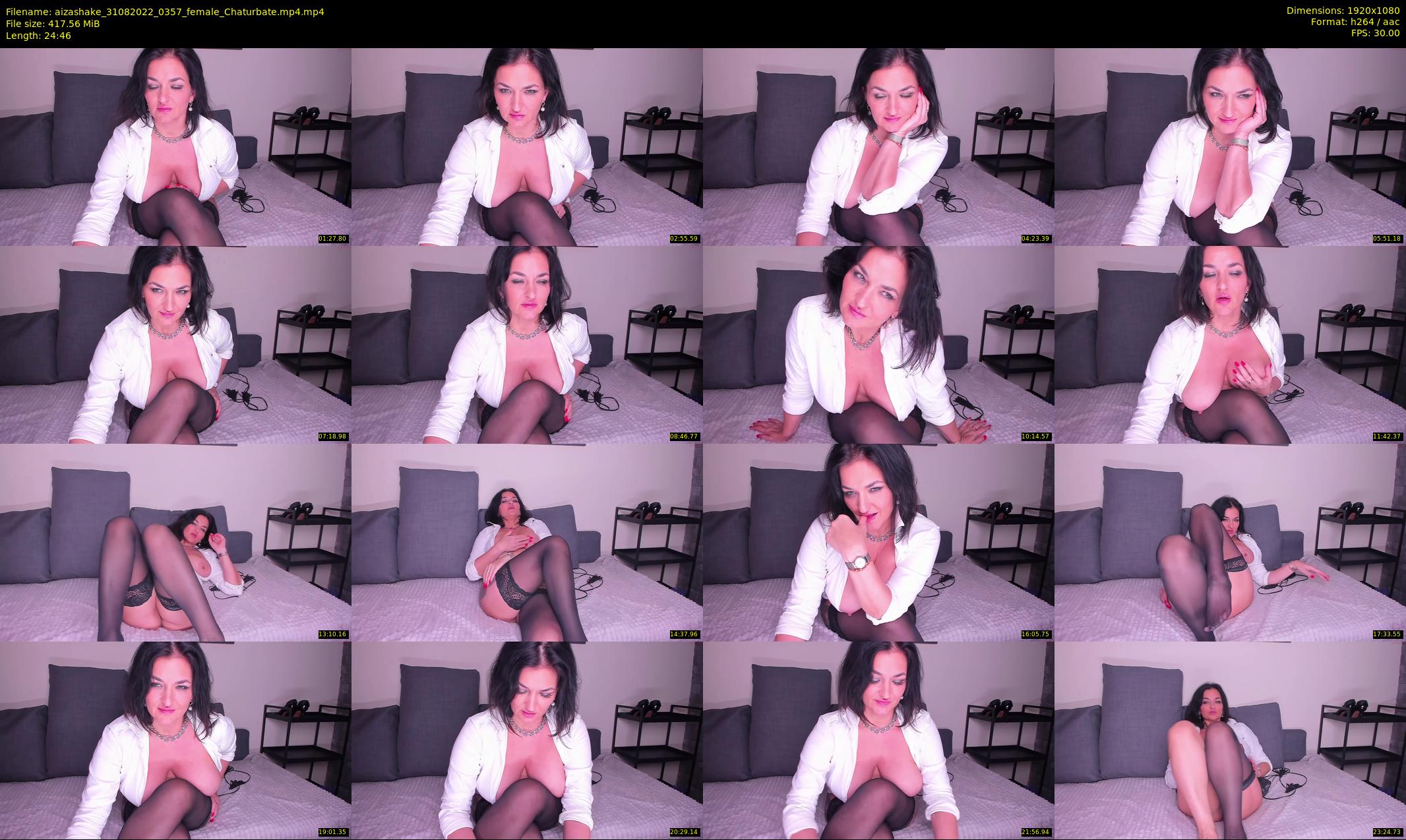 aizashake — 25 minute Chaturbate female cam show recording, 1080p, Aug 31, 2022