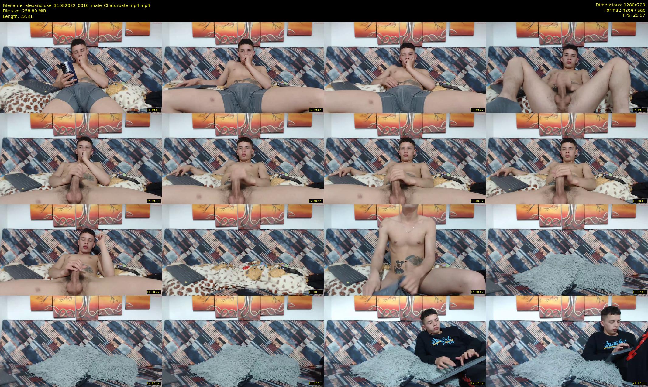 alexandluke — 23 minute Chaturbate male cam show recording, 720p, Aug 31, 2022