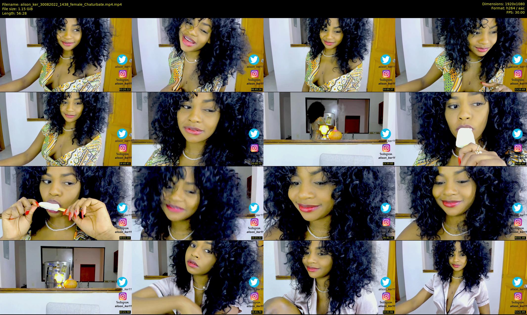 alison_ker — 57 minute Chaturbate female cam show recording, 1080p, Aug 30, 2022