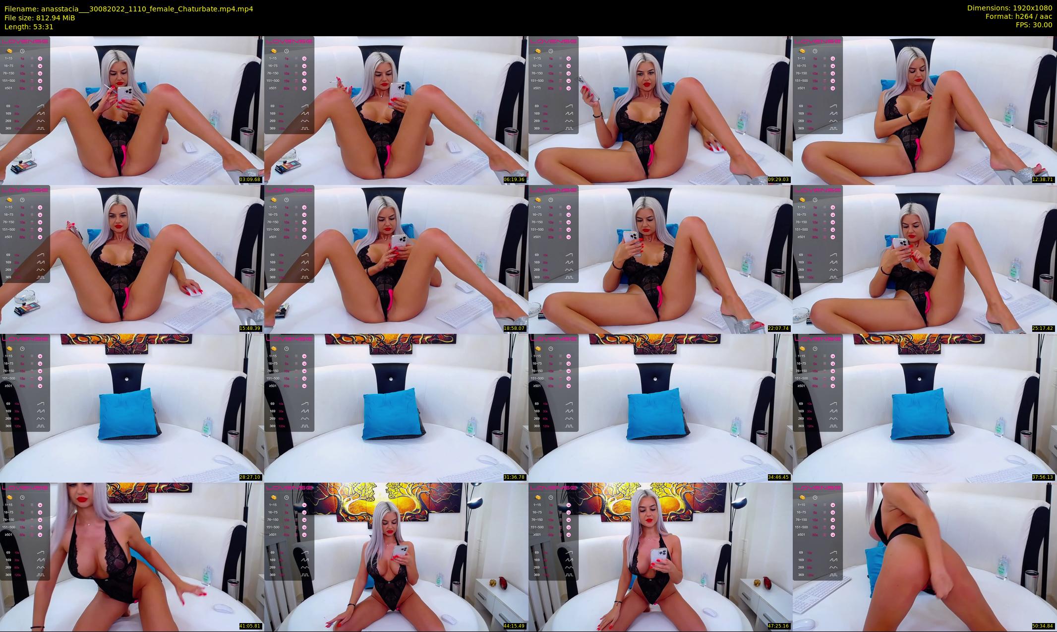 anasstacia__ — 54 minute Chaturbate female cam show recording, 1080p, Aug 30, 2022