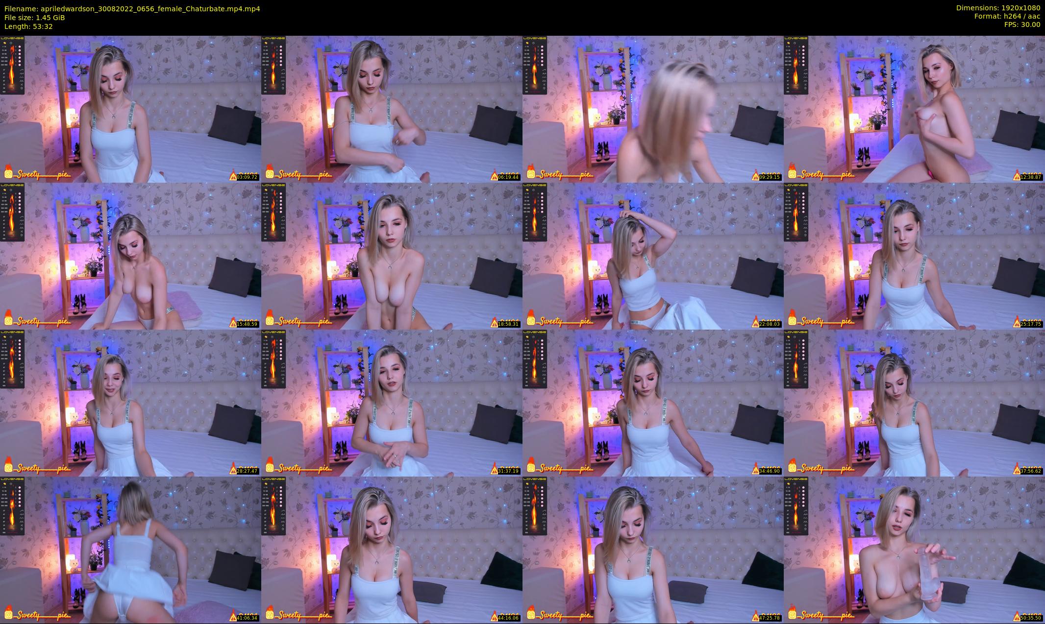 apriledwardson — 54 minute Chaturbate couple cam show recording, 1080p, Aug 30, 2022